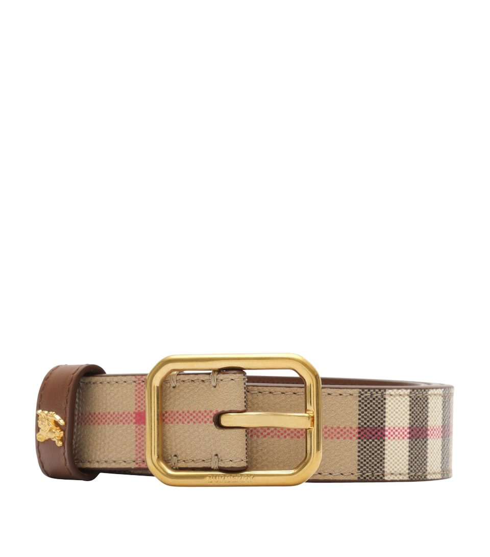 Burberry Check EKD Belt Archive Beige