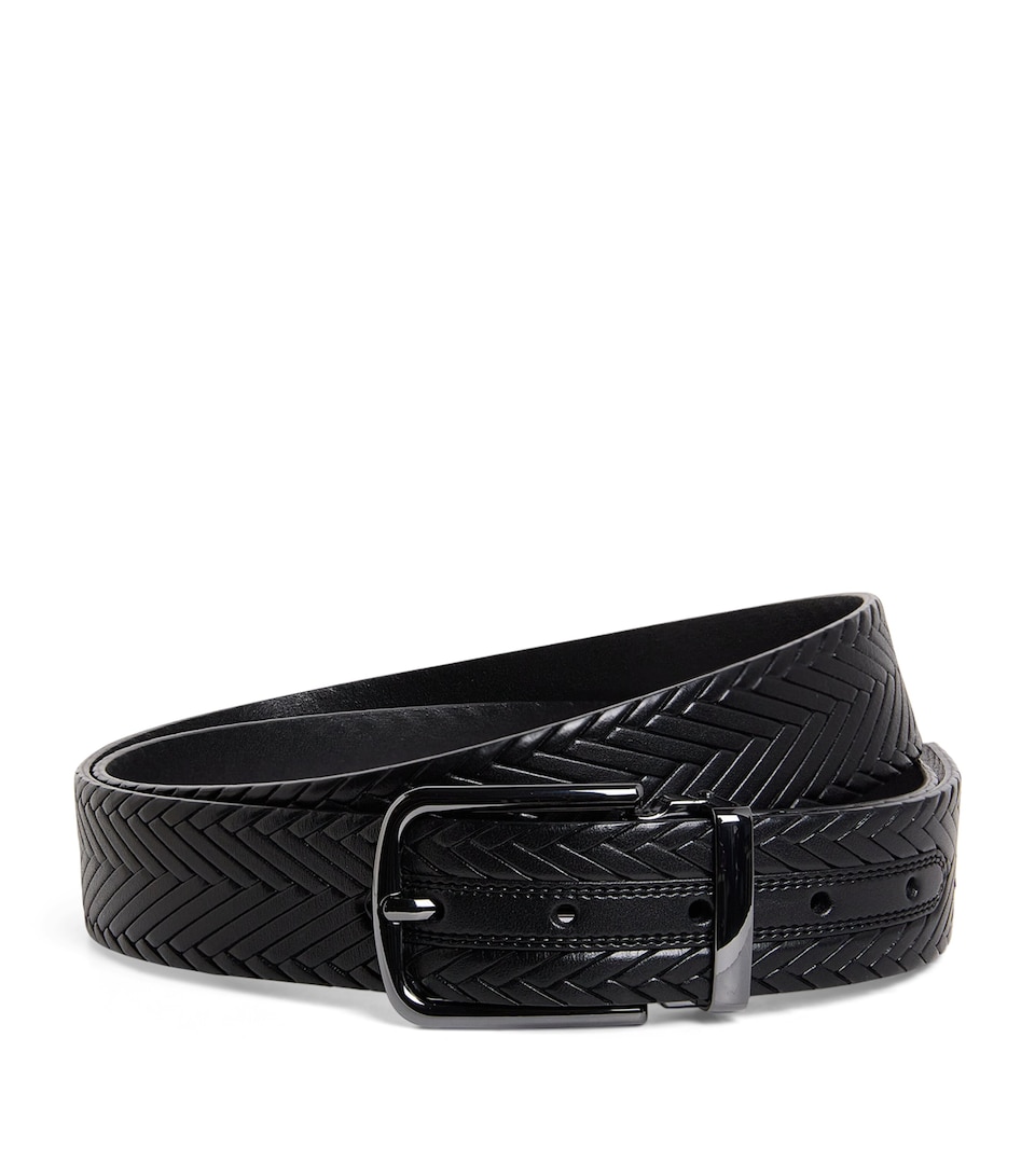 Woven Leather Belt
