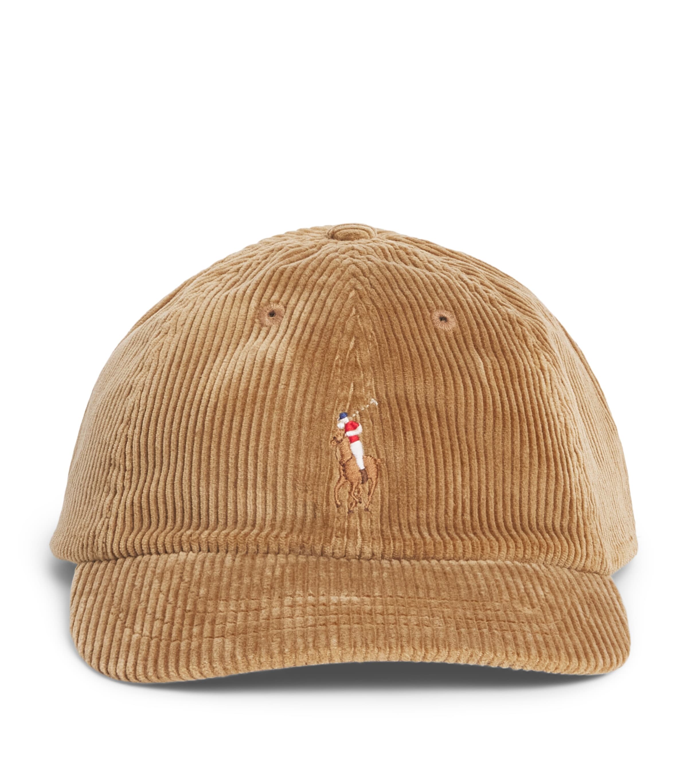 Polo Ralph Lauren Corduroy Polo Pony Baseball Cap Dispatch Tan