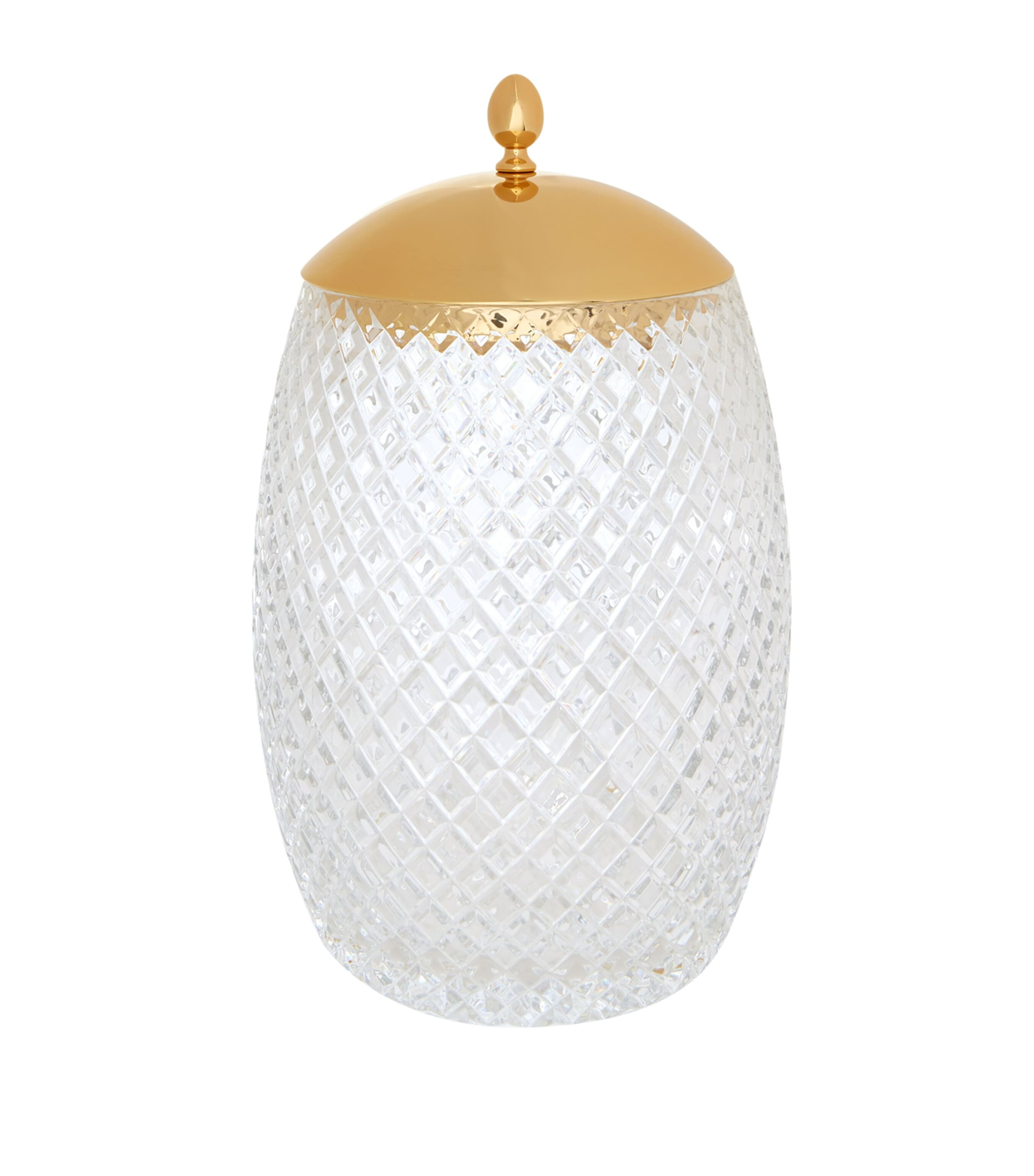 Bevelled Crystal Bin