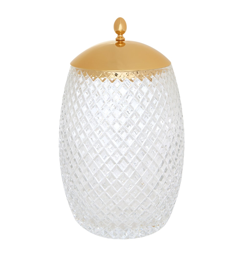 Bevelled Crystal Bin