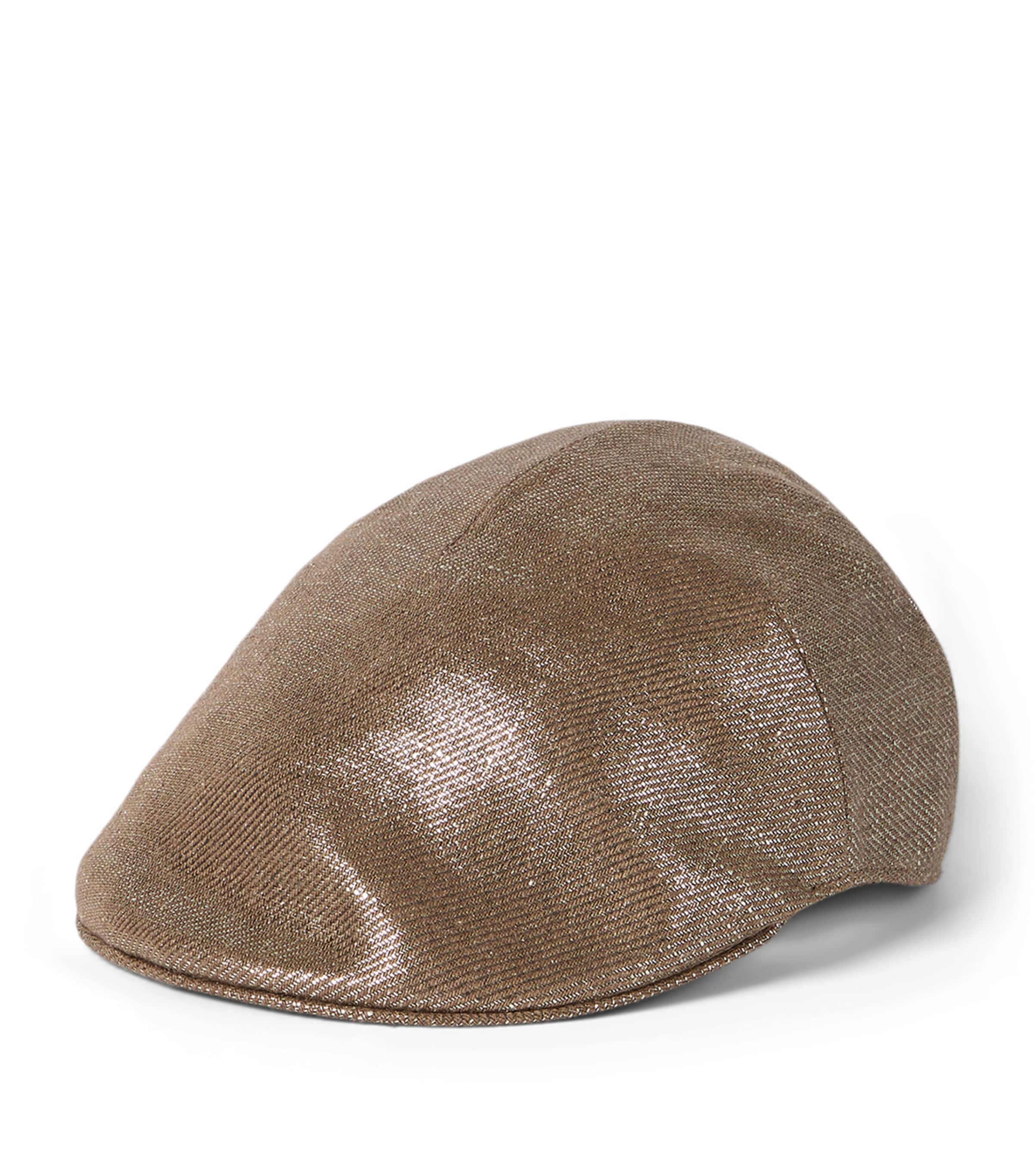 Linen Flat Cap