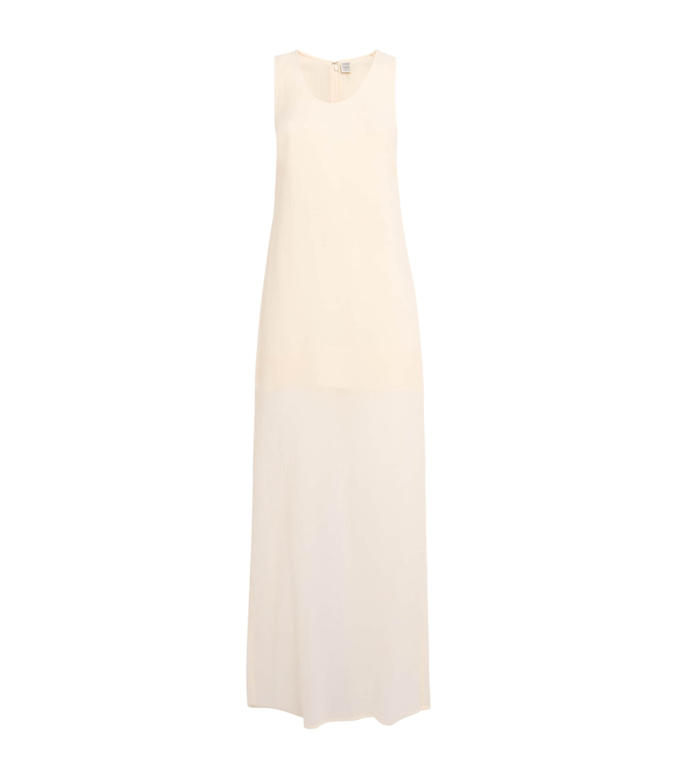 Cotton-Silk Maxi Dress