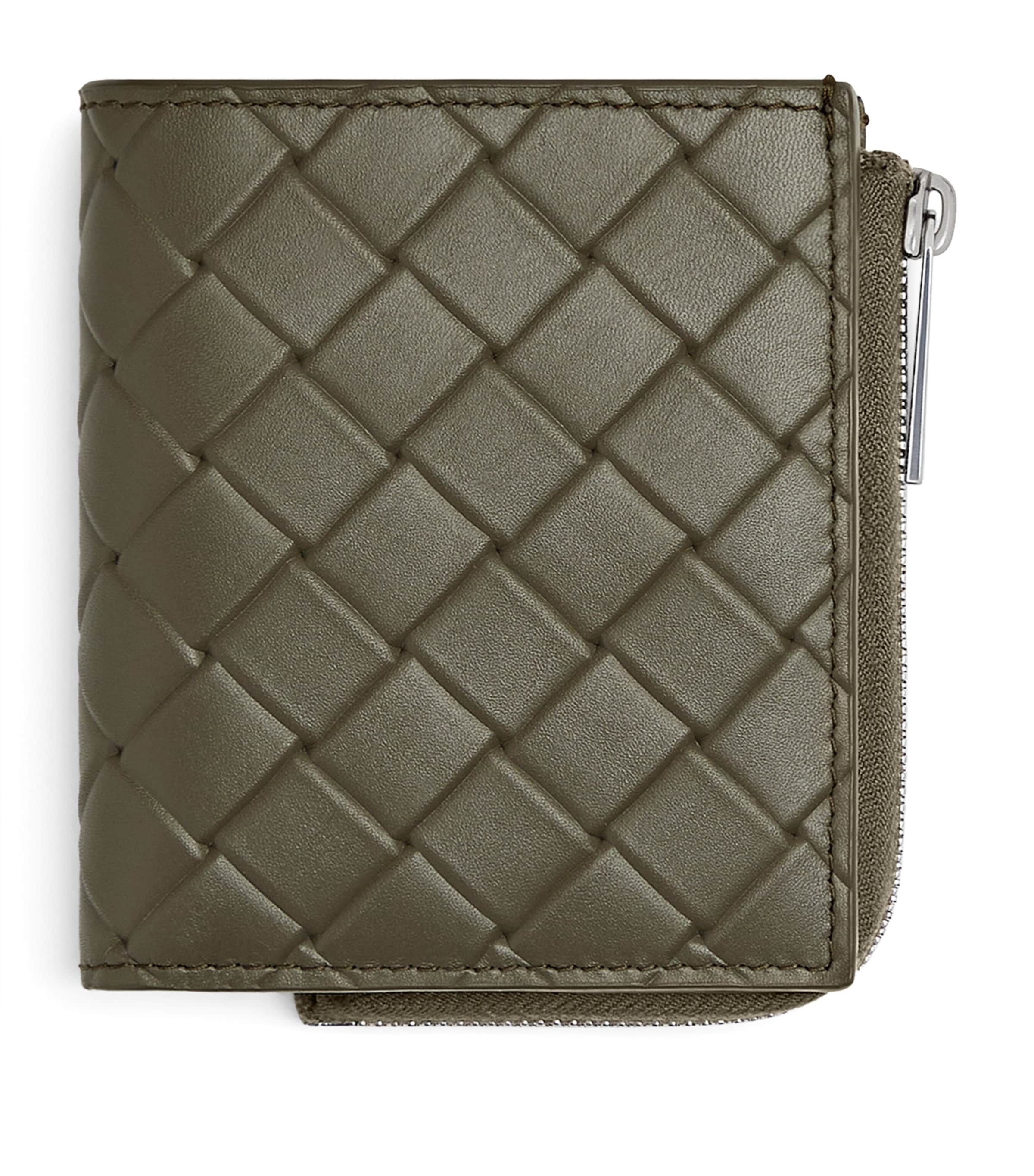 【BOTTEGA VENETA】 Intrecciato Zipper Card Wallet Bottega Veneta® Women's Intrecciato Zipped Card Case in