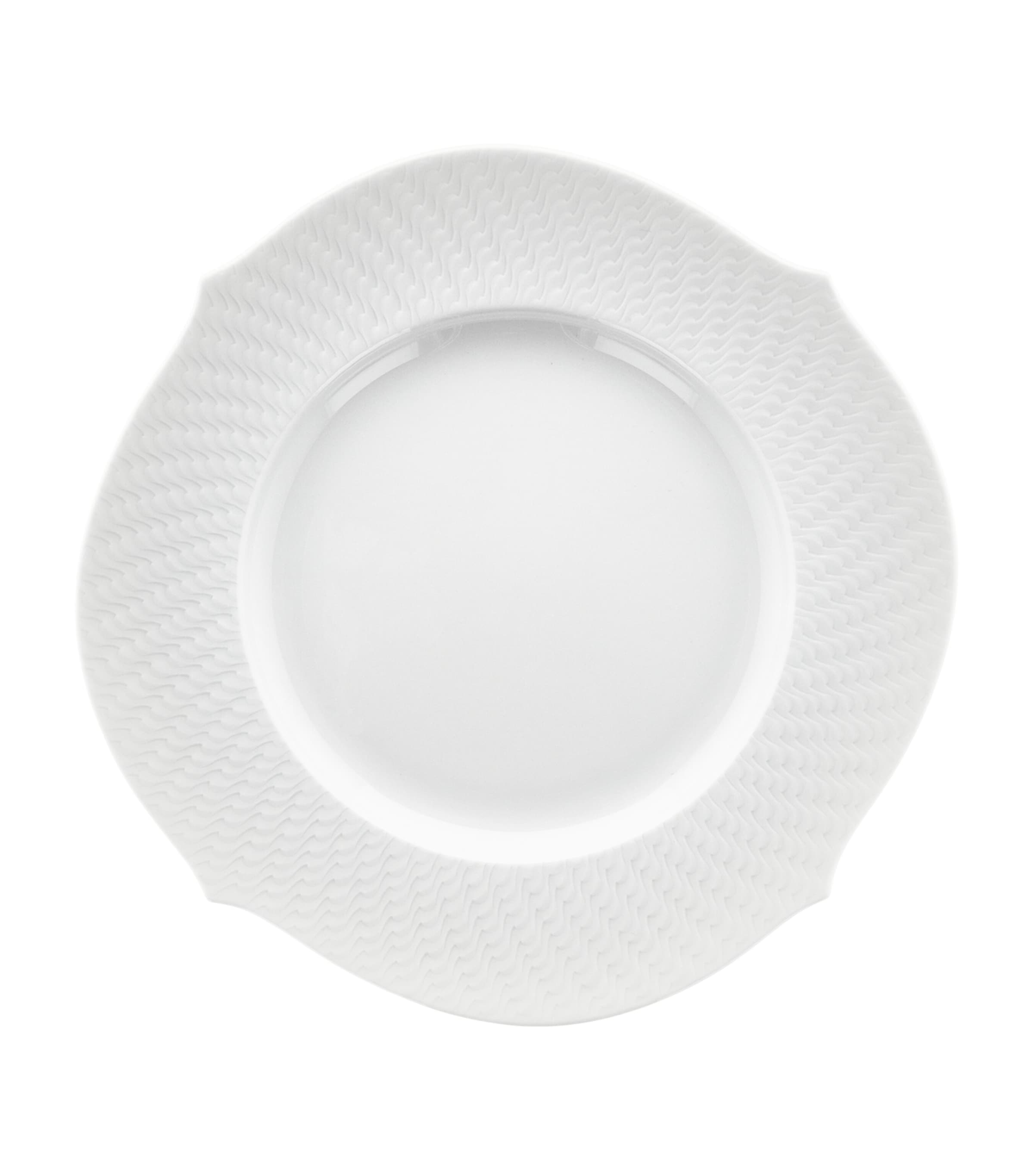 Meissen Porcelain Waves Relief Dinner Plate (28.5cm) White