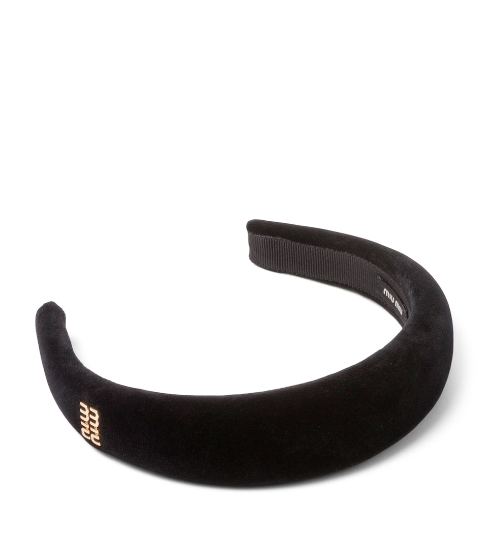 Velvet Logo Headband