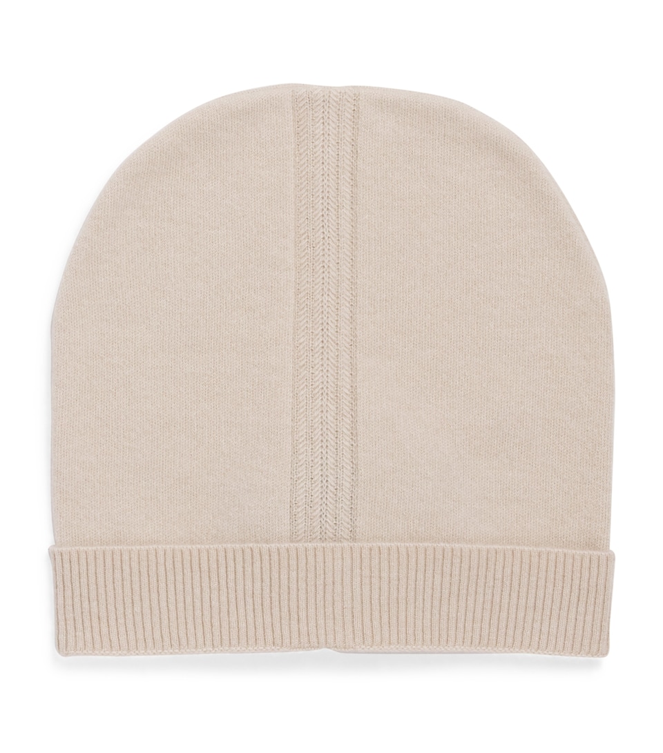 Colombo Cashmere Herringbone Beanie Melange
