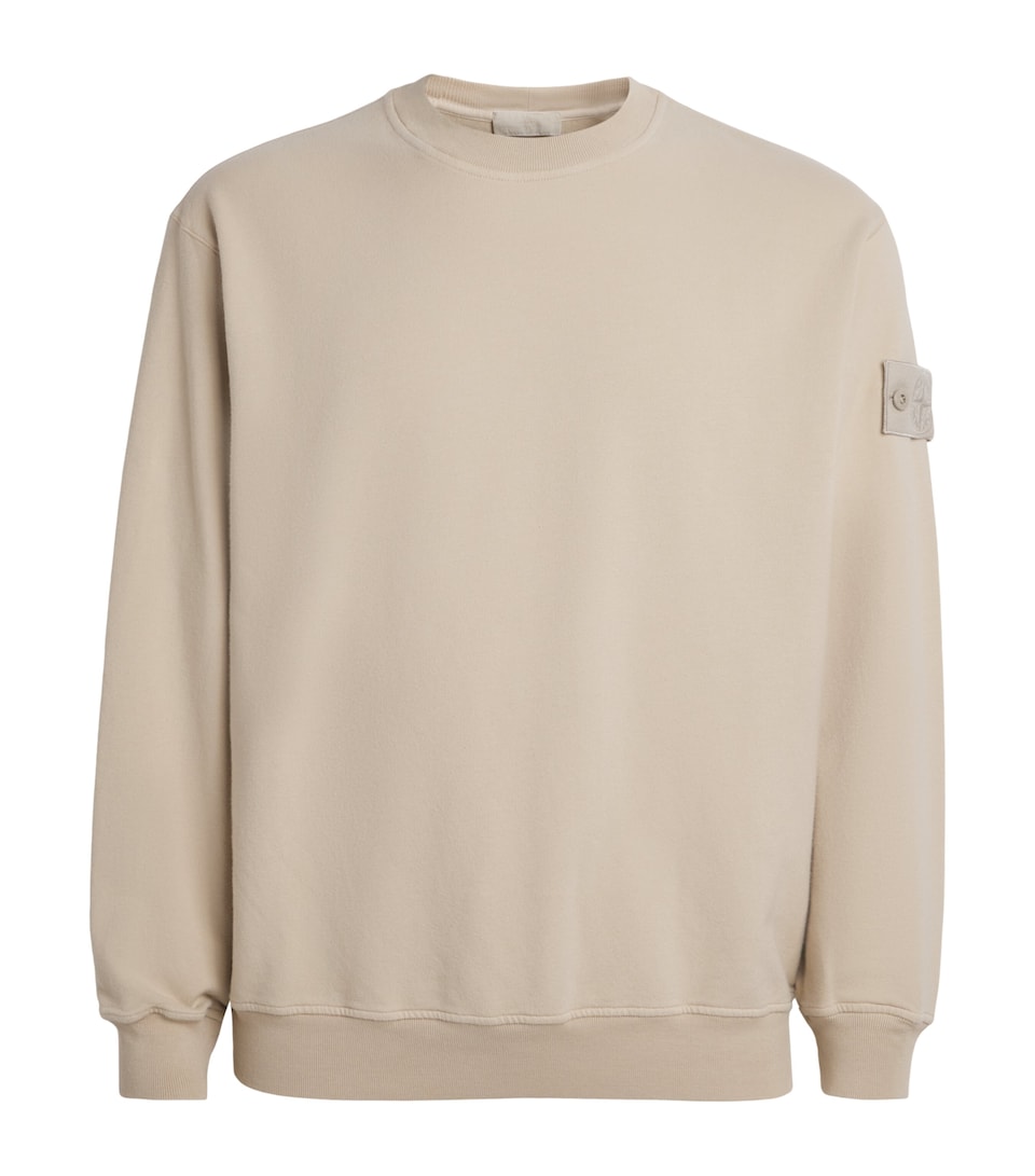 Stone Island Mens Cotton-Blend Ghost Sweatshirt