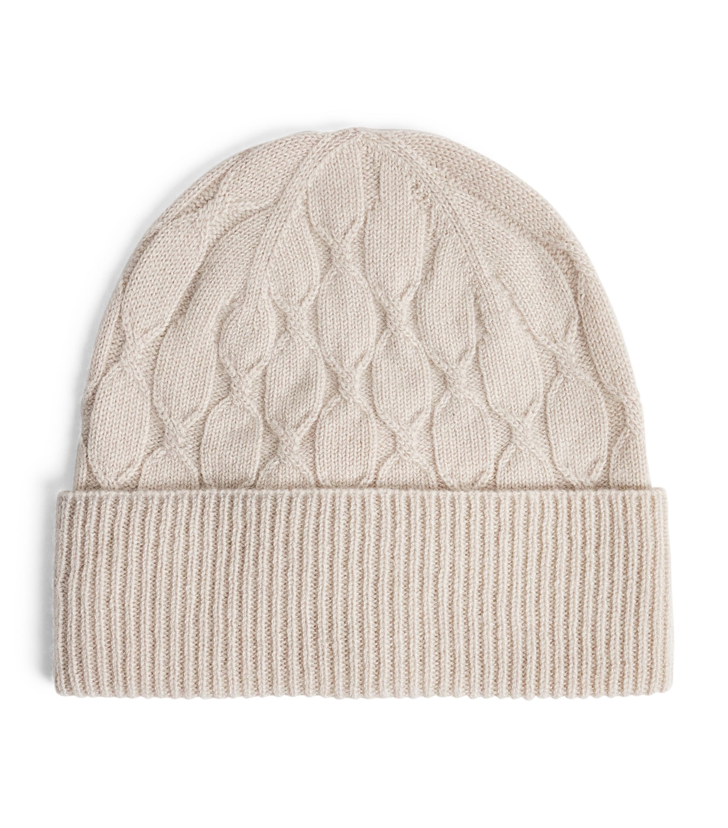 Cashmere Cable-Knit Beanie