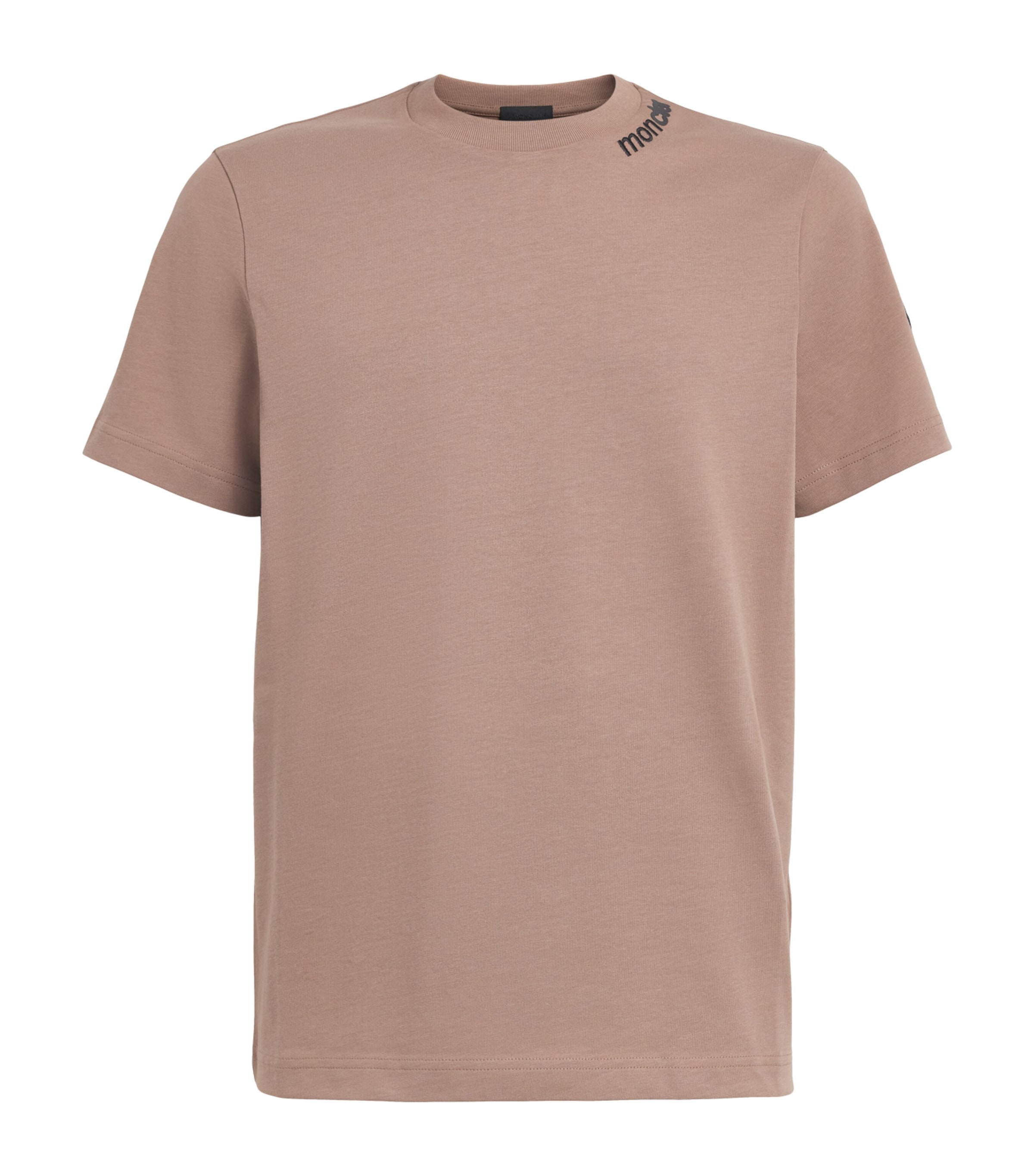 Moncler Mens Cotton Embroidered Logo T-Shirt