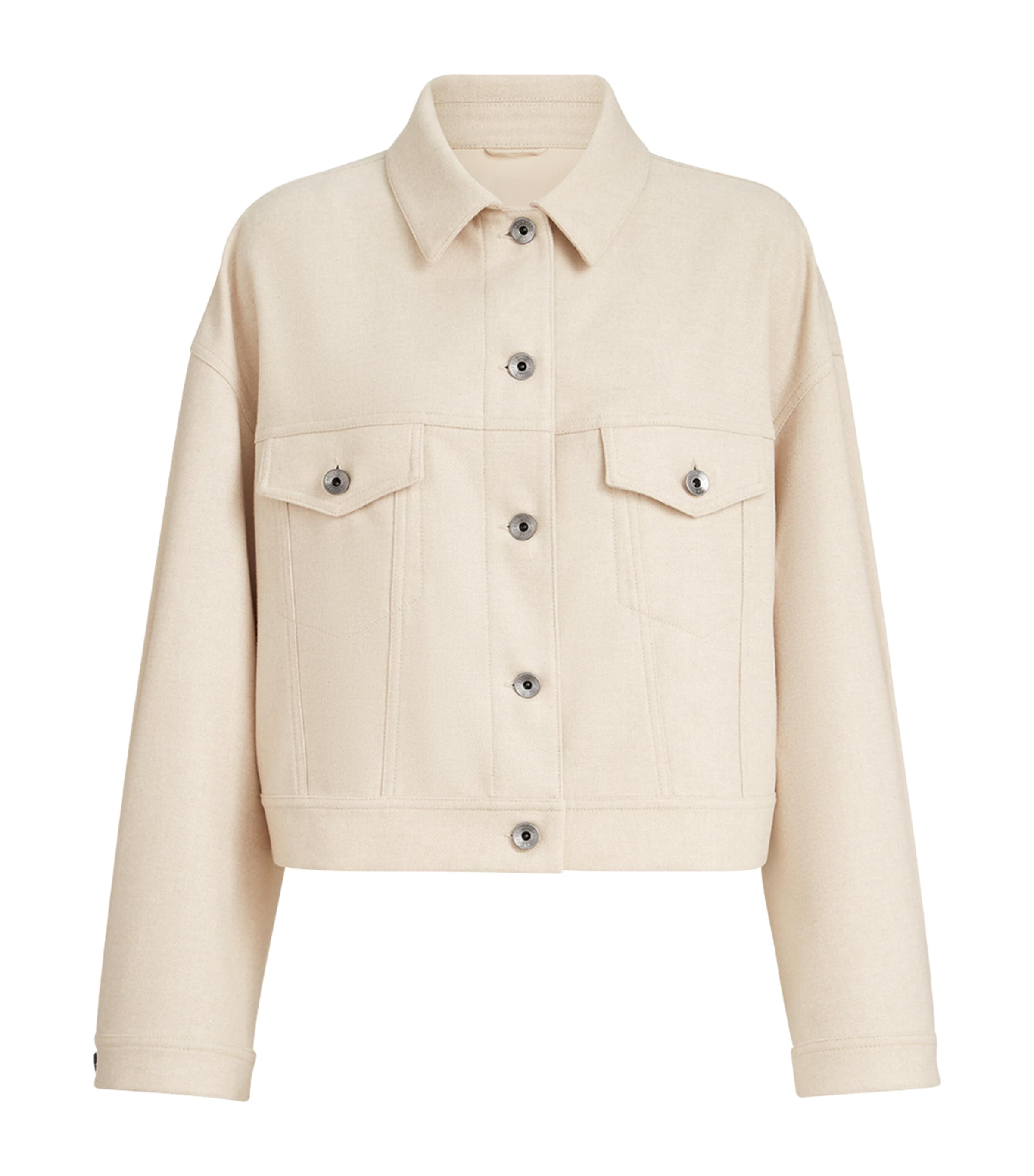 Wool-Blend Denim Jacket