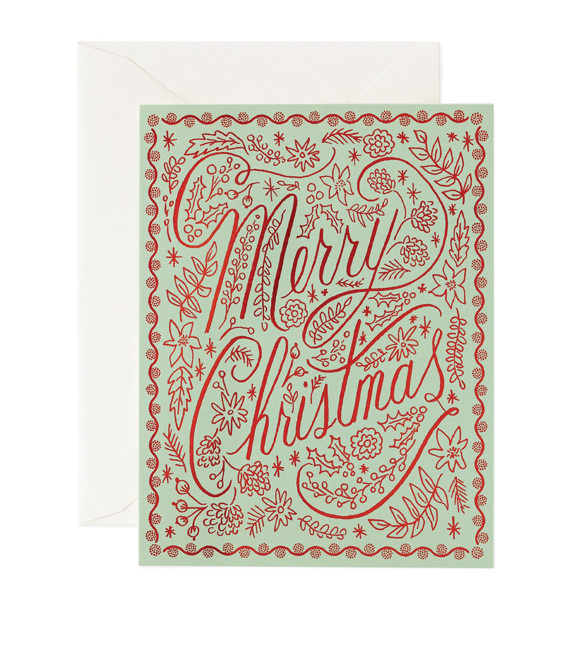 Rifle Paper Co. Crimson Christmas Card Mixed