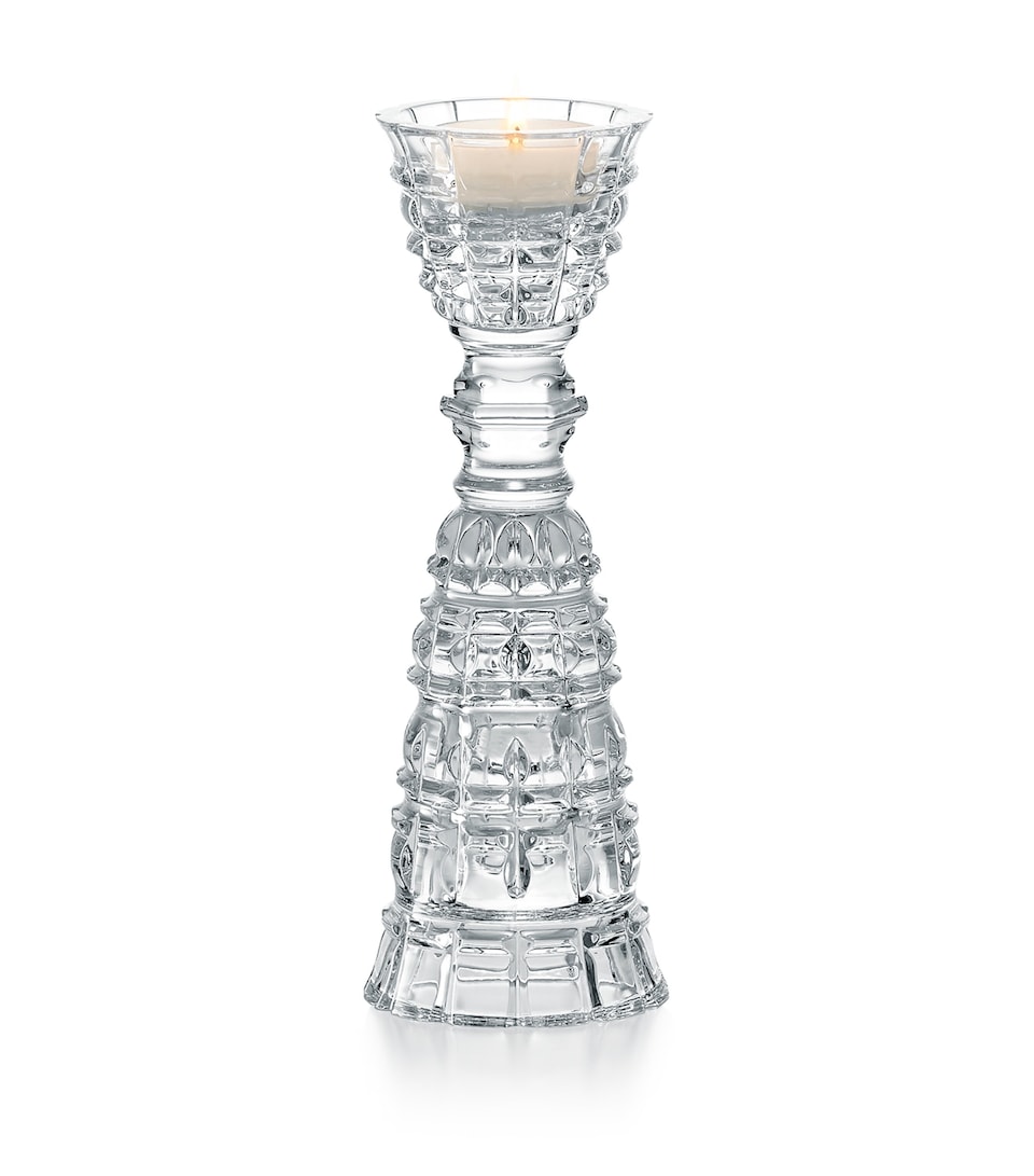 Baccarat Crystal New Antique Mirage Dual Vase (21cm) Clear