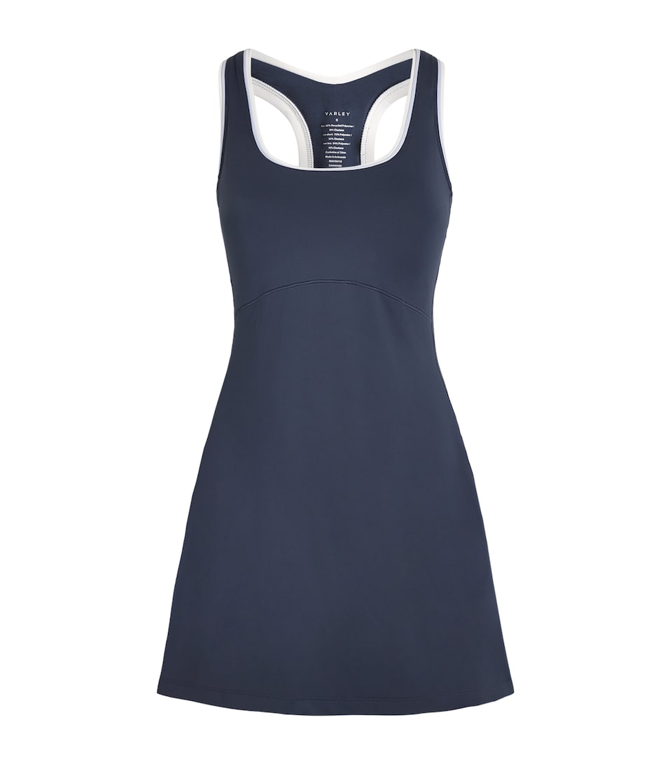 Varley Womens Ruan Court Mini Dress Blue Nights