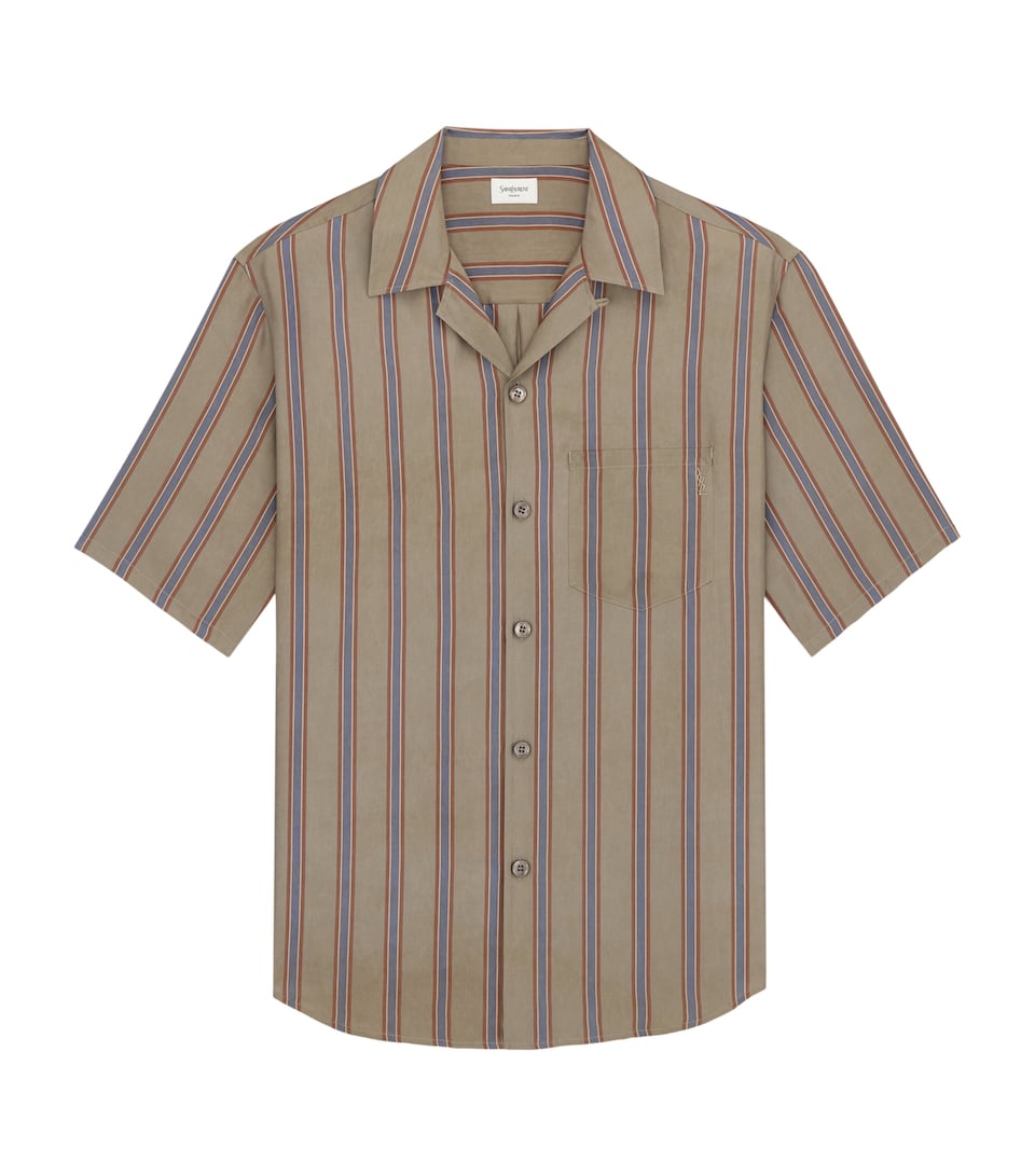 Cotton Short-Sleeve Cassandre Shirt