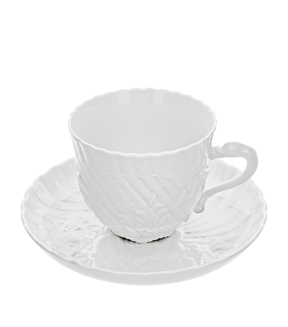 Swan Service Cappuccino Cup and Saucer