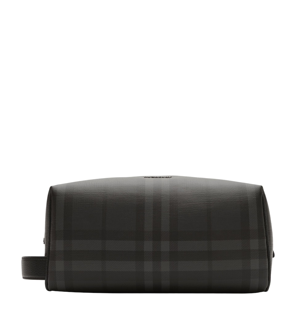 Burberry City Check Zip Pouch Iron