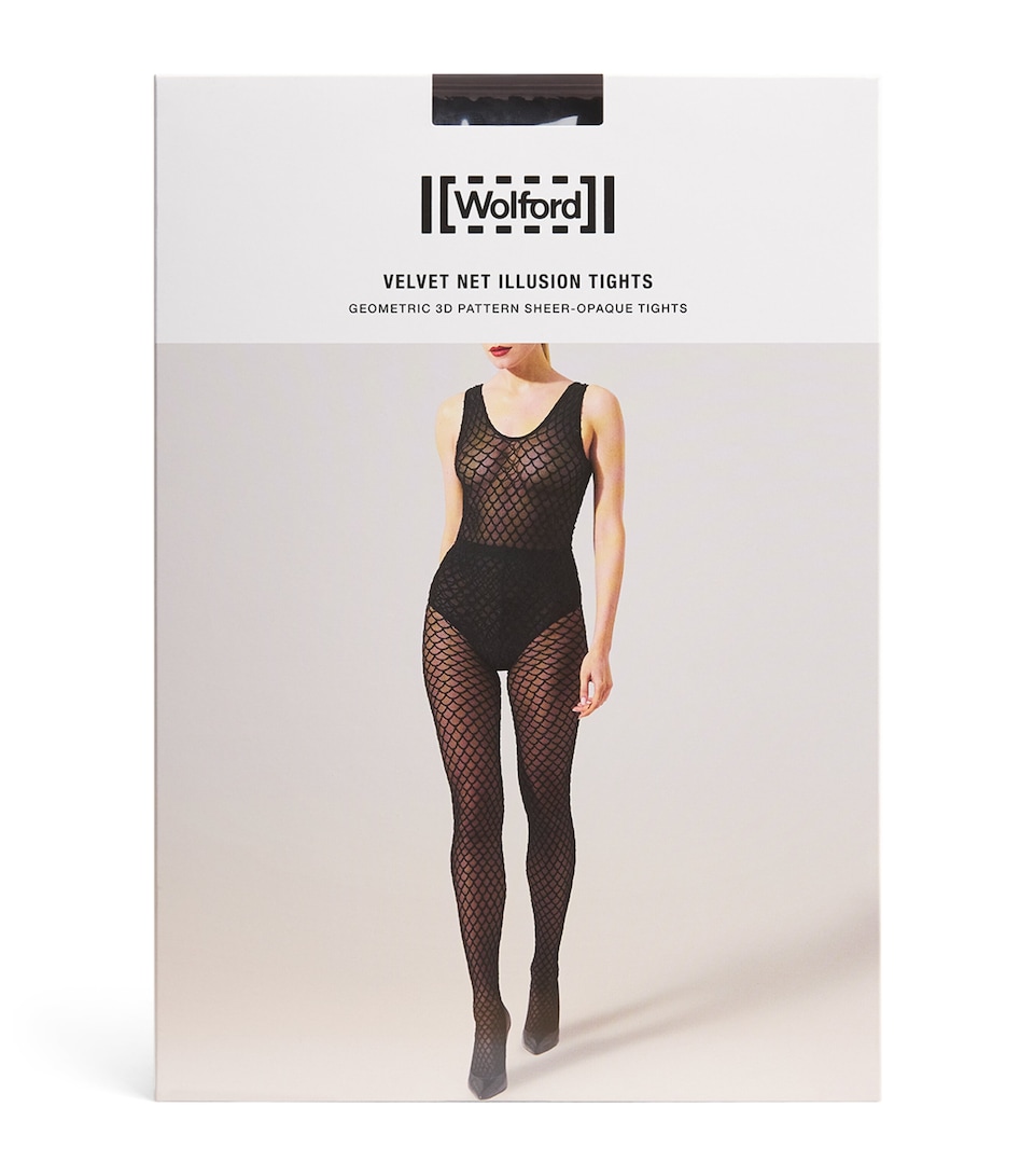 Velvet Net Illusion Tights