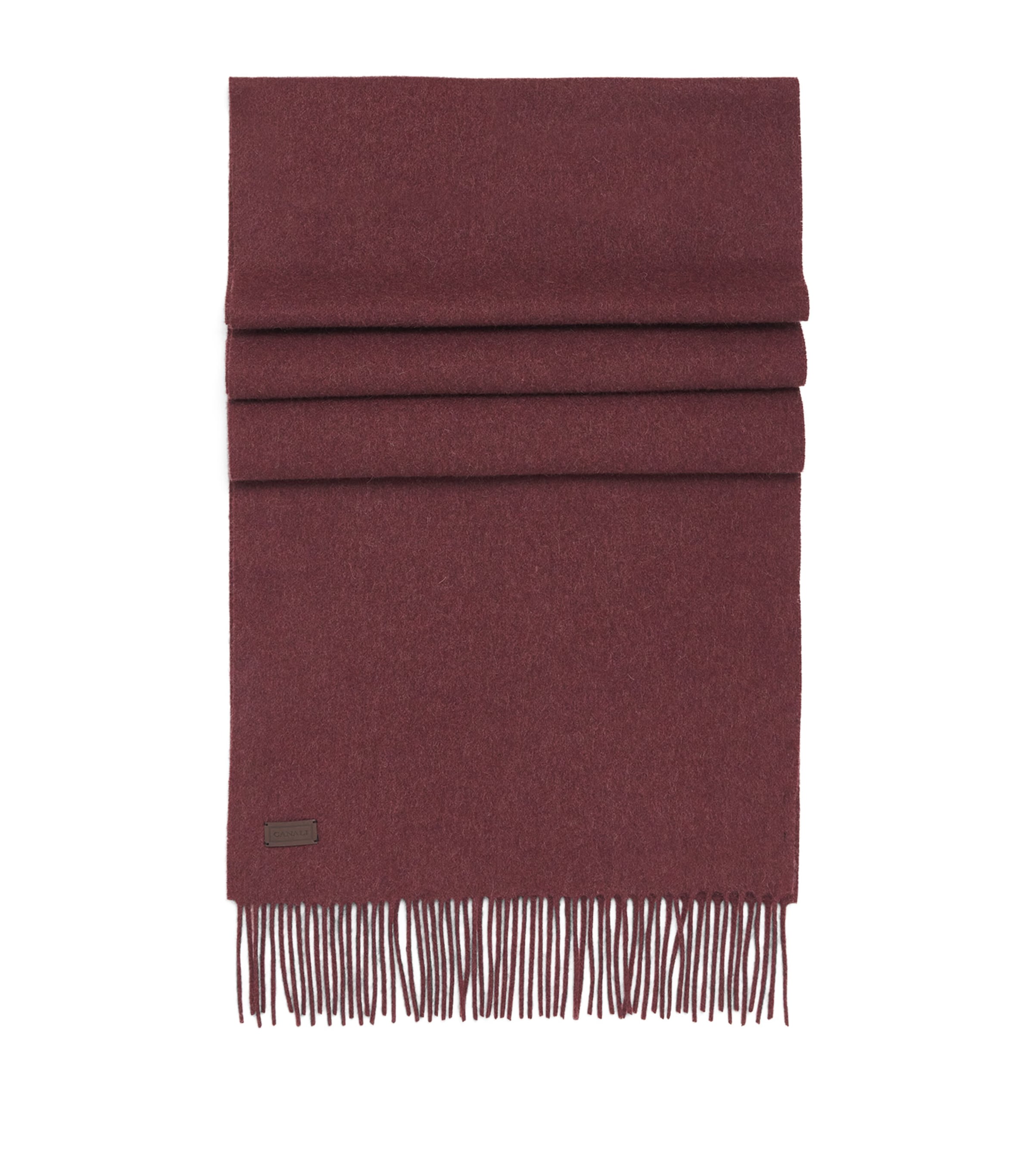 Canali Wool Fringe Scarf