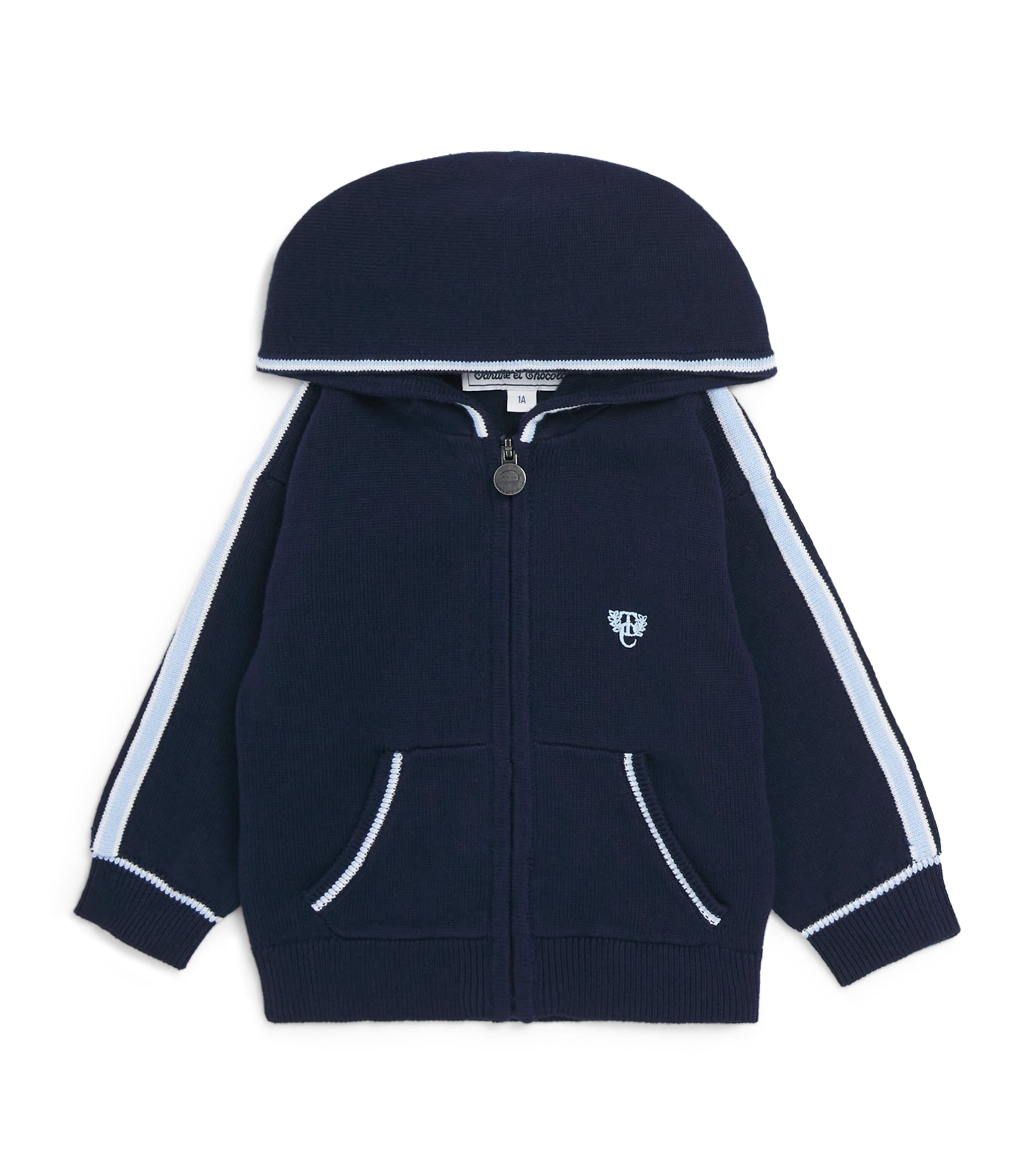 Cotton Logo Zip-Up Hoodie (3 Months-4 Years)