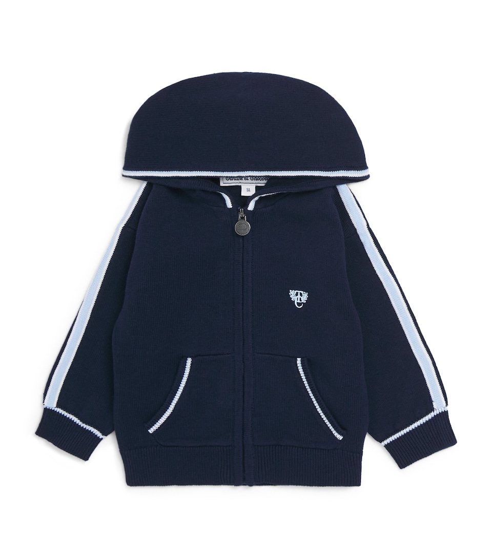 Cotton Logo Zip-Up Hoodie (3 Months-4 Years)