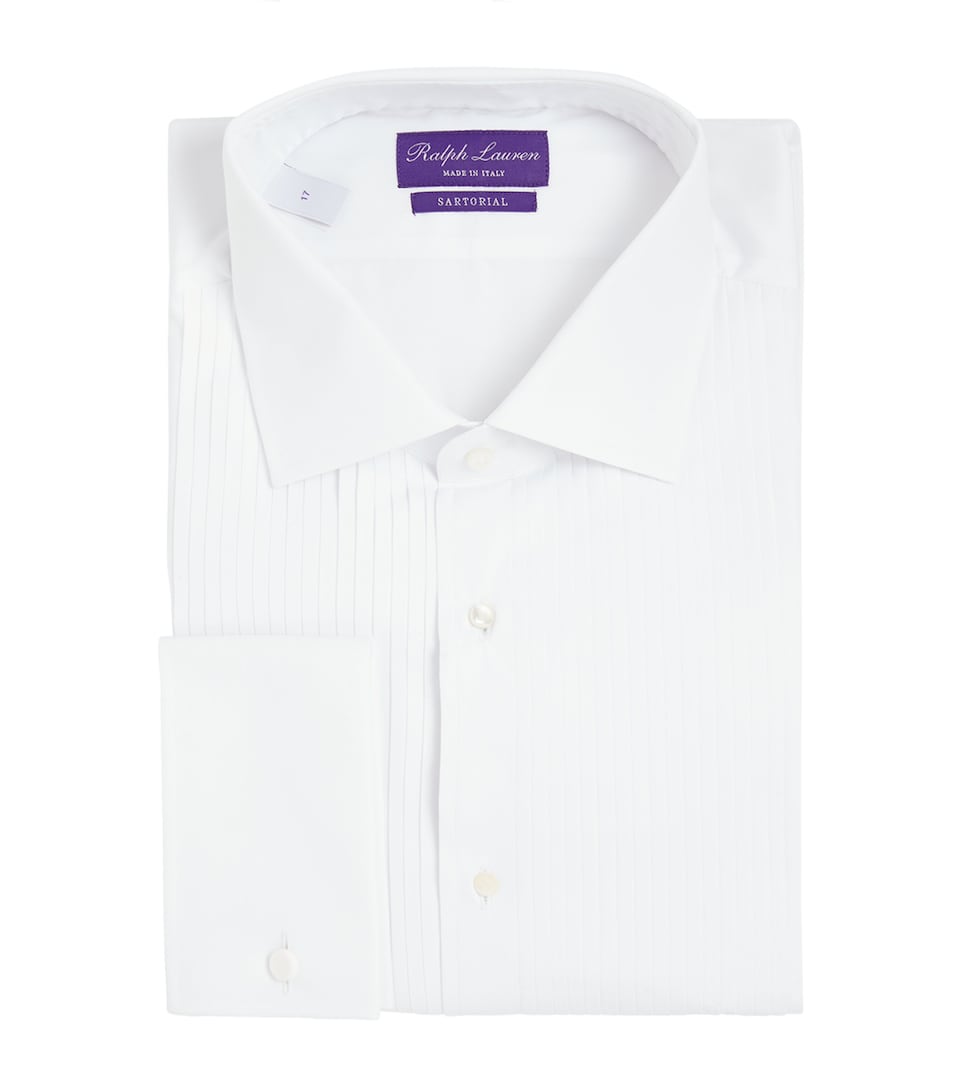 Pleated Tuxedo Shirt