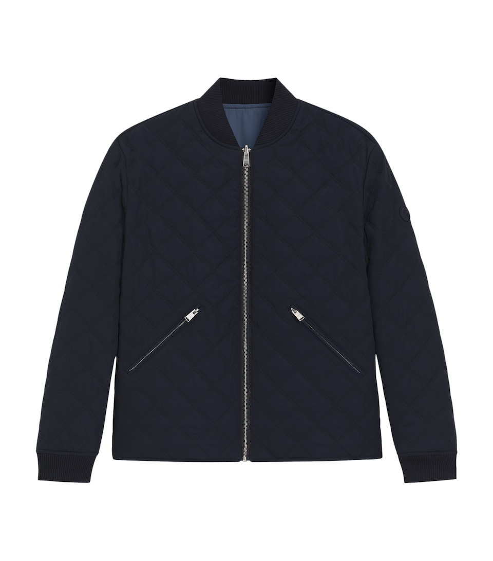 BOSS Mens Water-Repellent Quilted Jacket