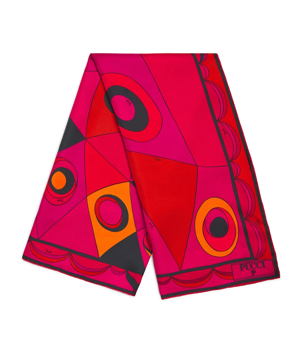 PUCCI Silk Angoli Scarf