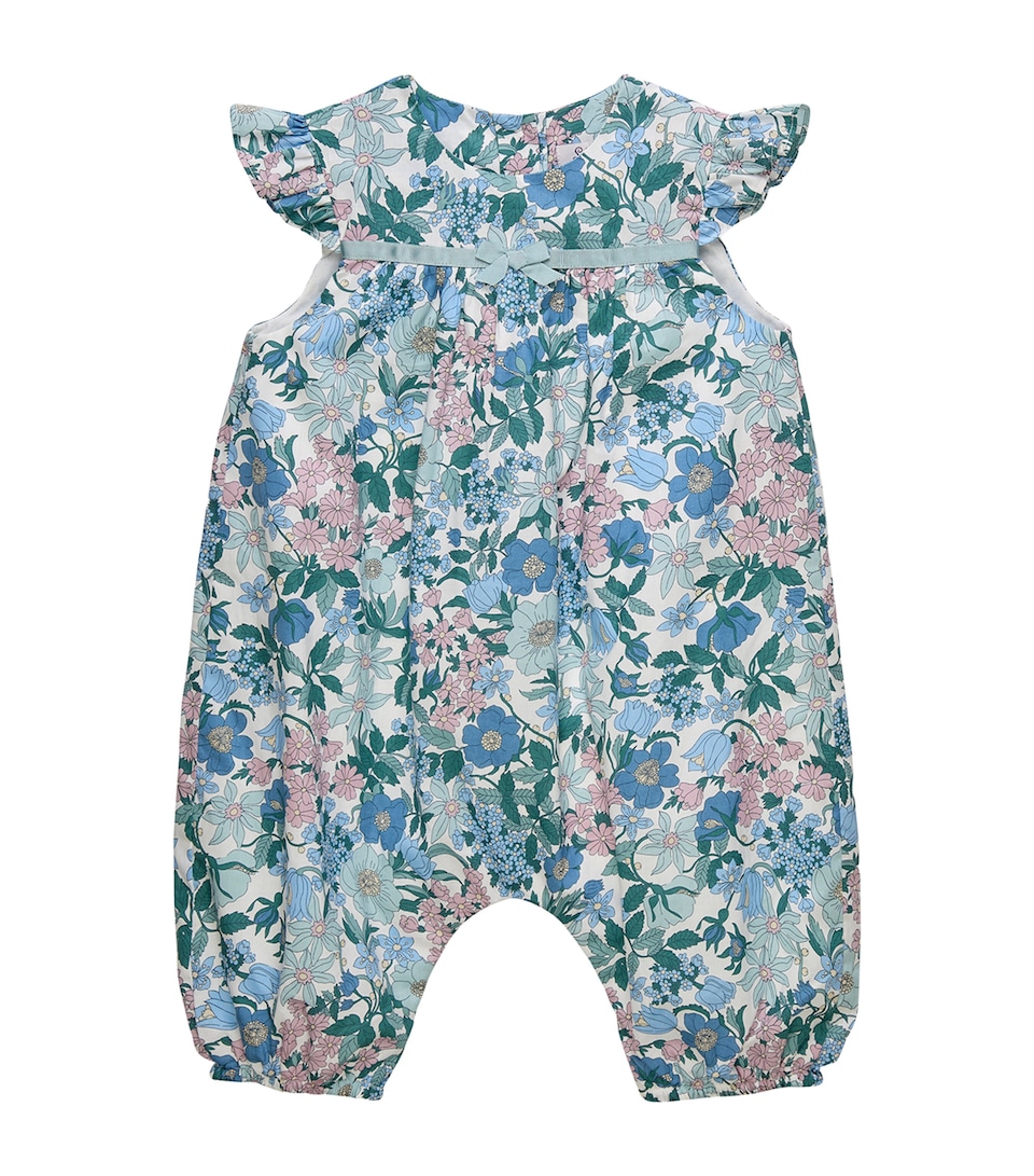 Trotters Cotton Clarabell Print Playsuit (3-24 Months) Blue