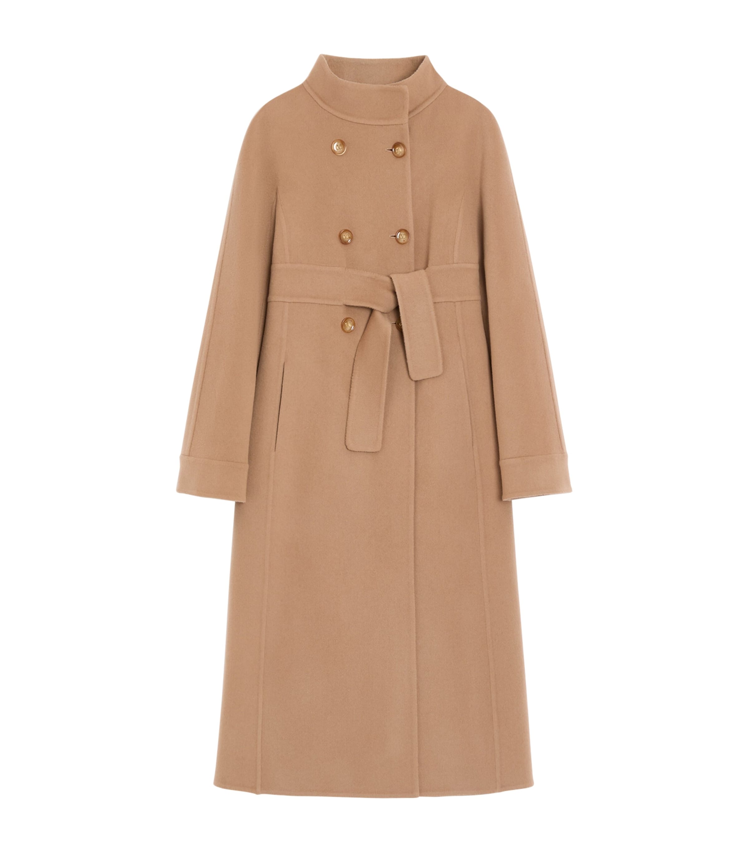Valentino Womens Cashmere Double-Breasted Coat
