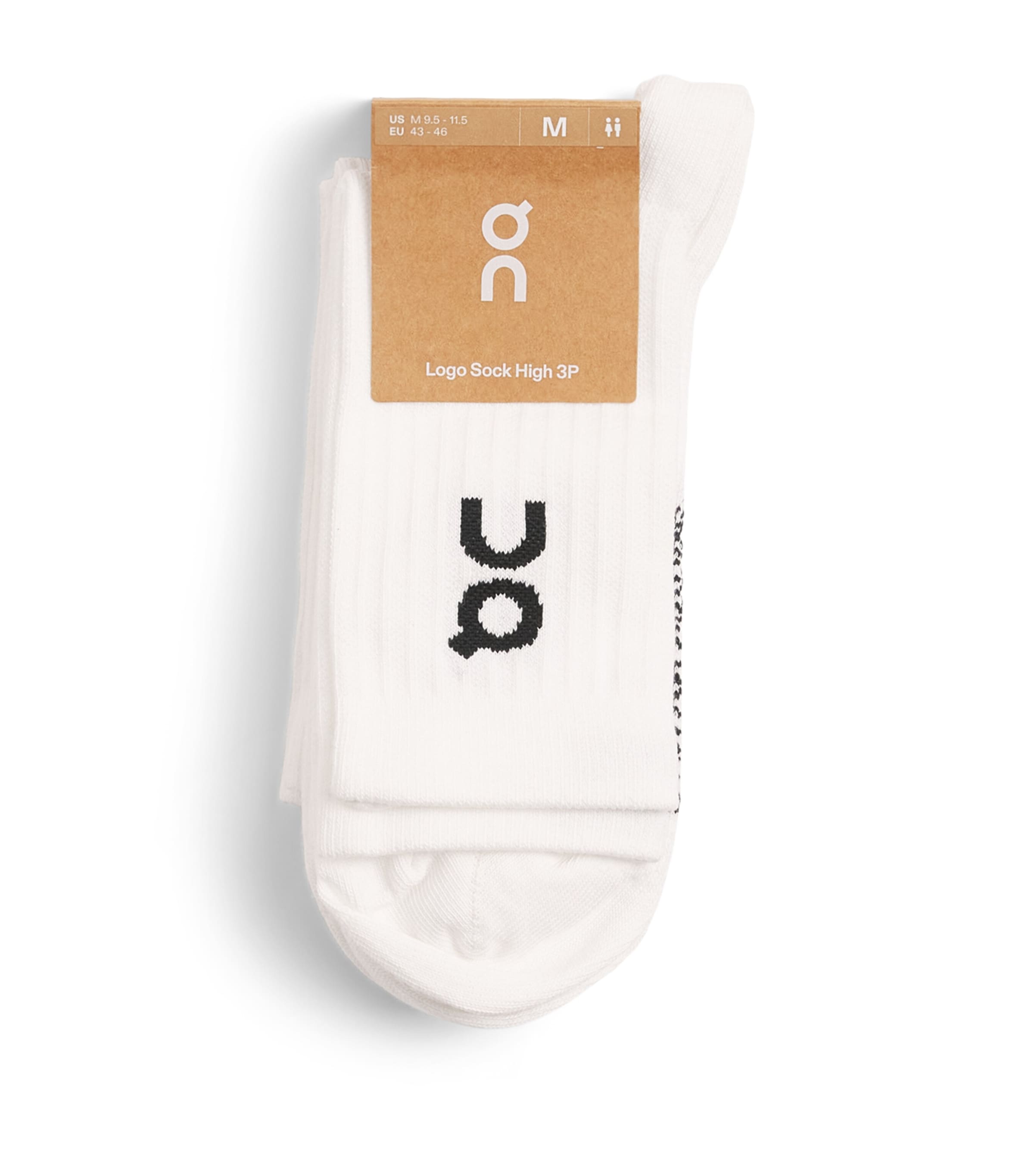 Cotton-Blend Logo High Socks (Pack of 3)