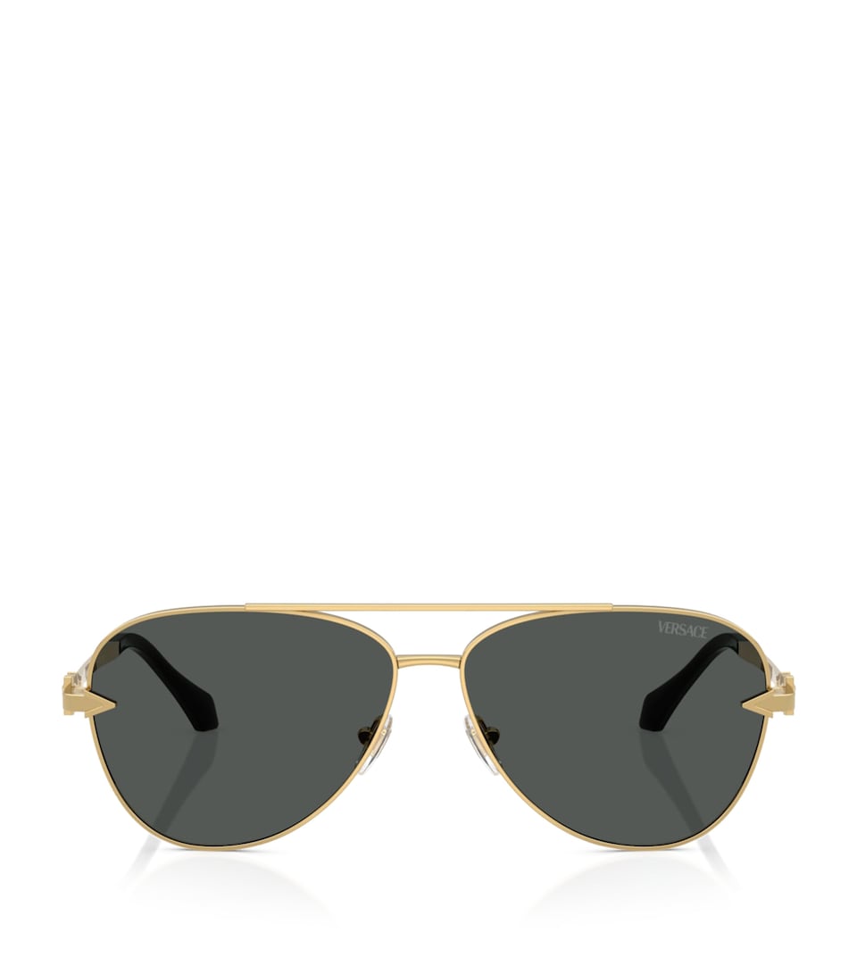 Versace Metal VE2283 Aviator Sunglasses