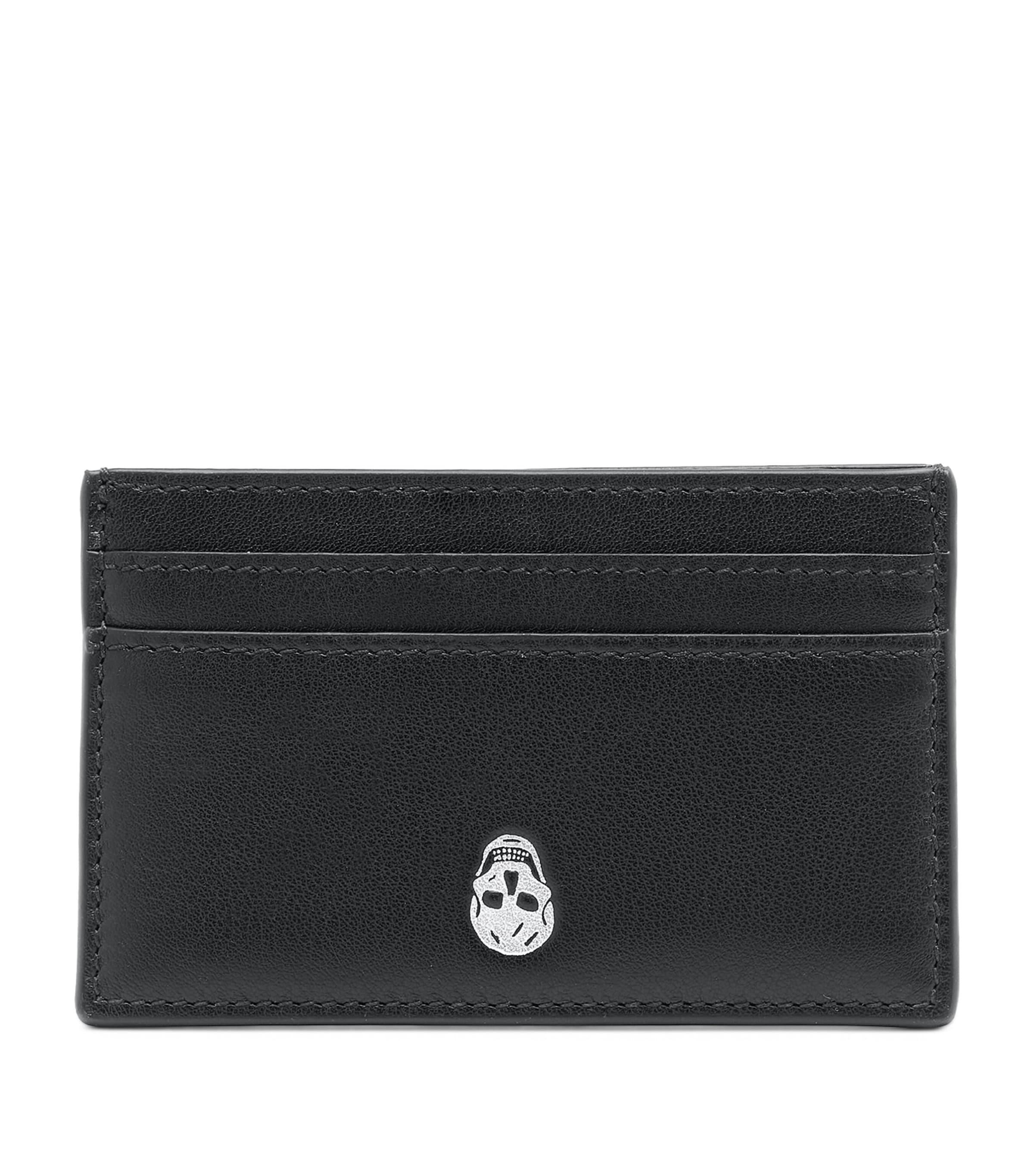 Leather Skull Card Holder