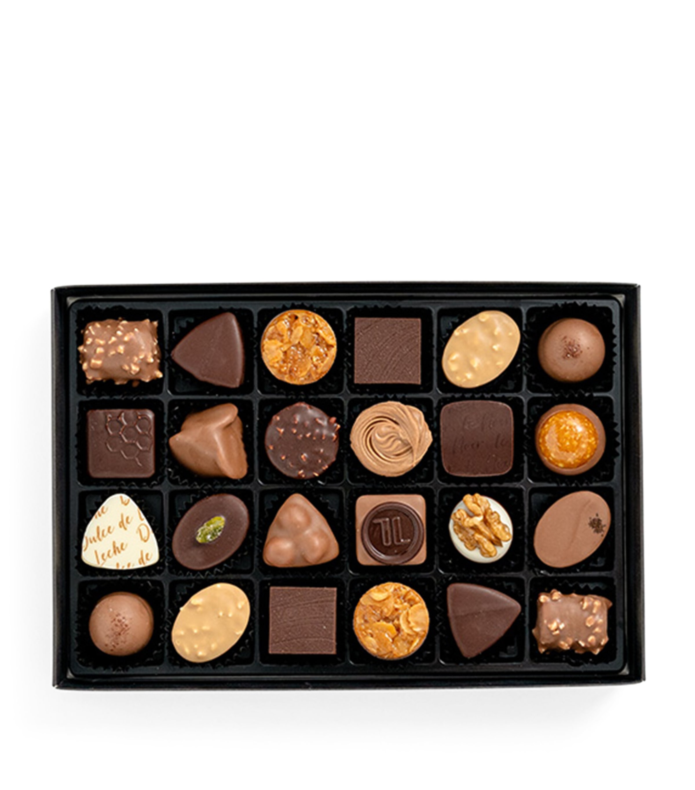 Läderach Chocolatier Suisse 24-Piece Alcohol-Free Praline Selection (280g)