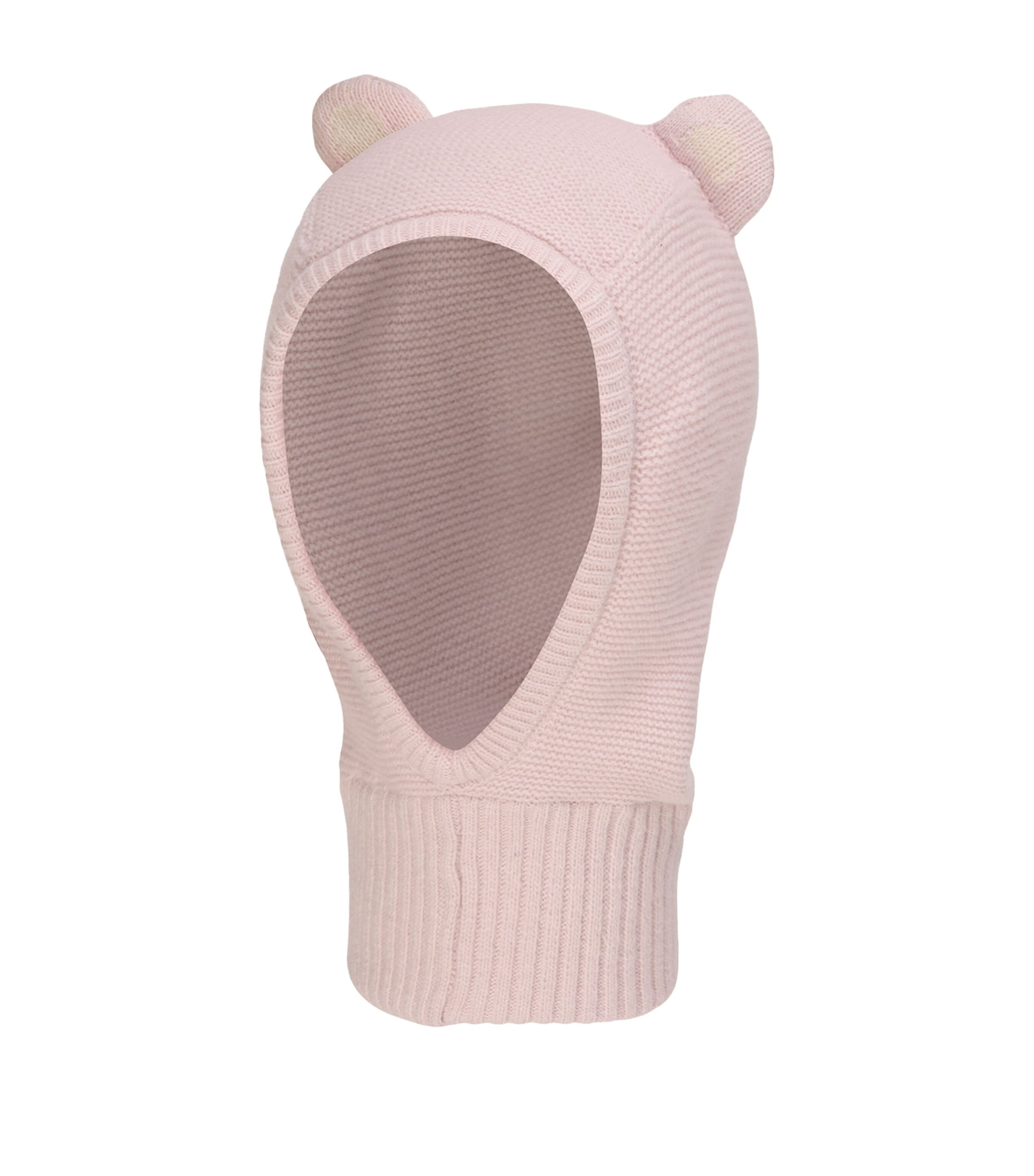 Trotters Teddy Balaclava Pale Pink