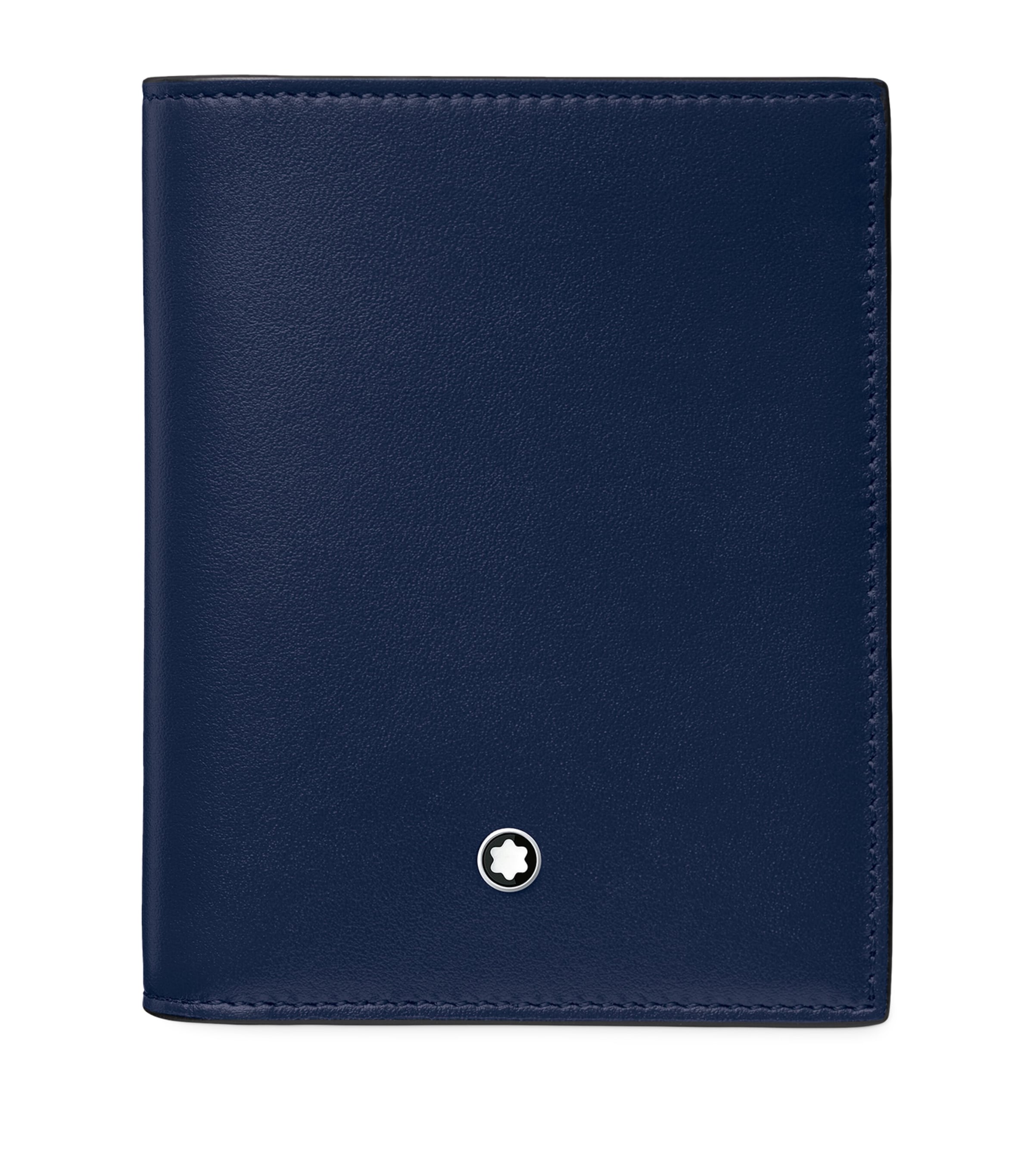 Saint Laurent Leather Monogram Passport Holder | Harrods US