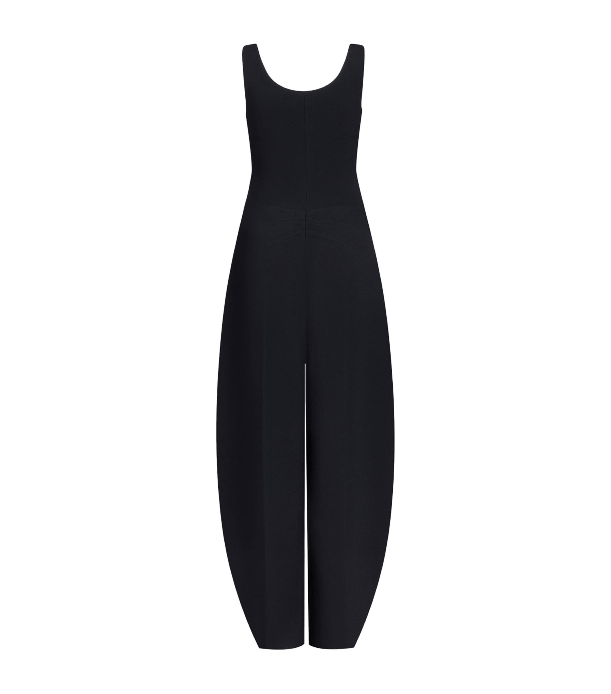 Alaïa Womens Wool-Blend Jumpsuit Noir