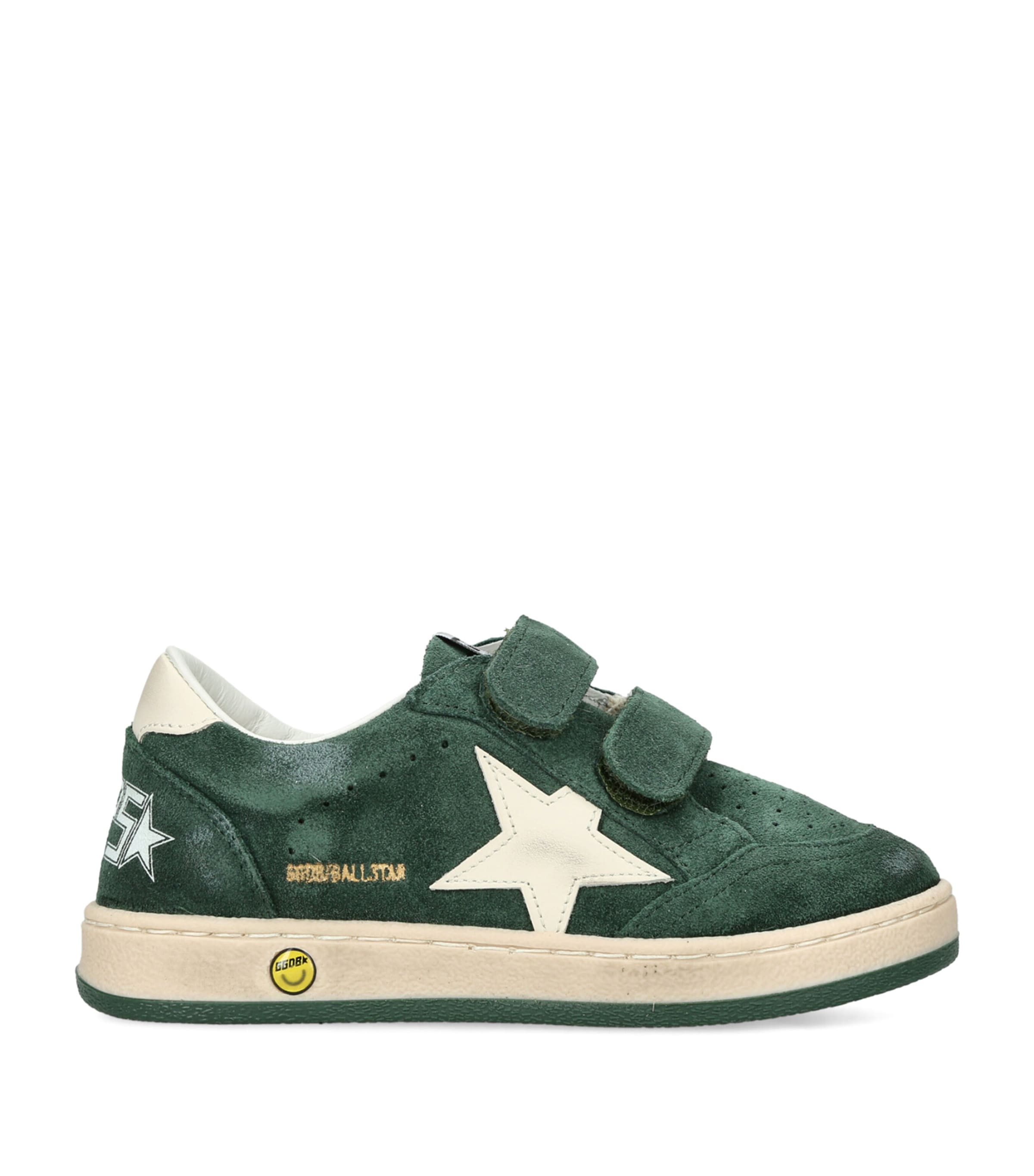 Golden Goose Suede Ball Star Sneakers Dark Green
