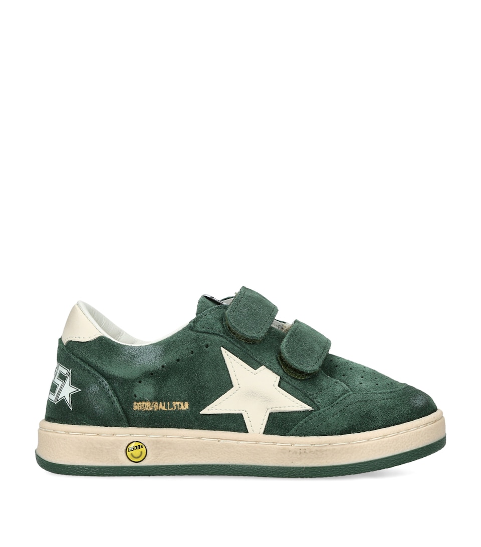 Golden Goose Suede Ball Star Sneakers Dark Green