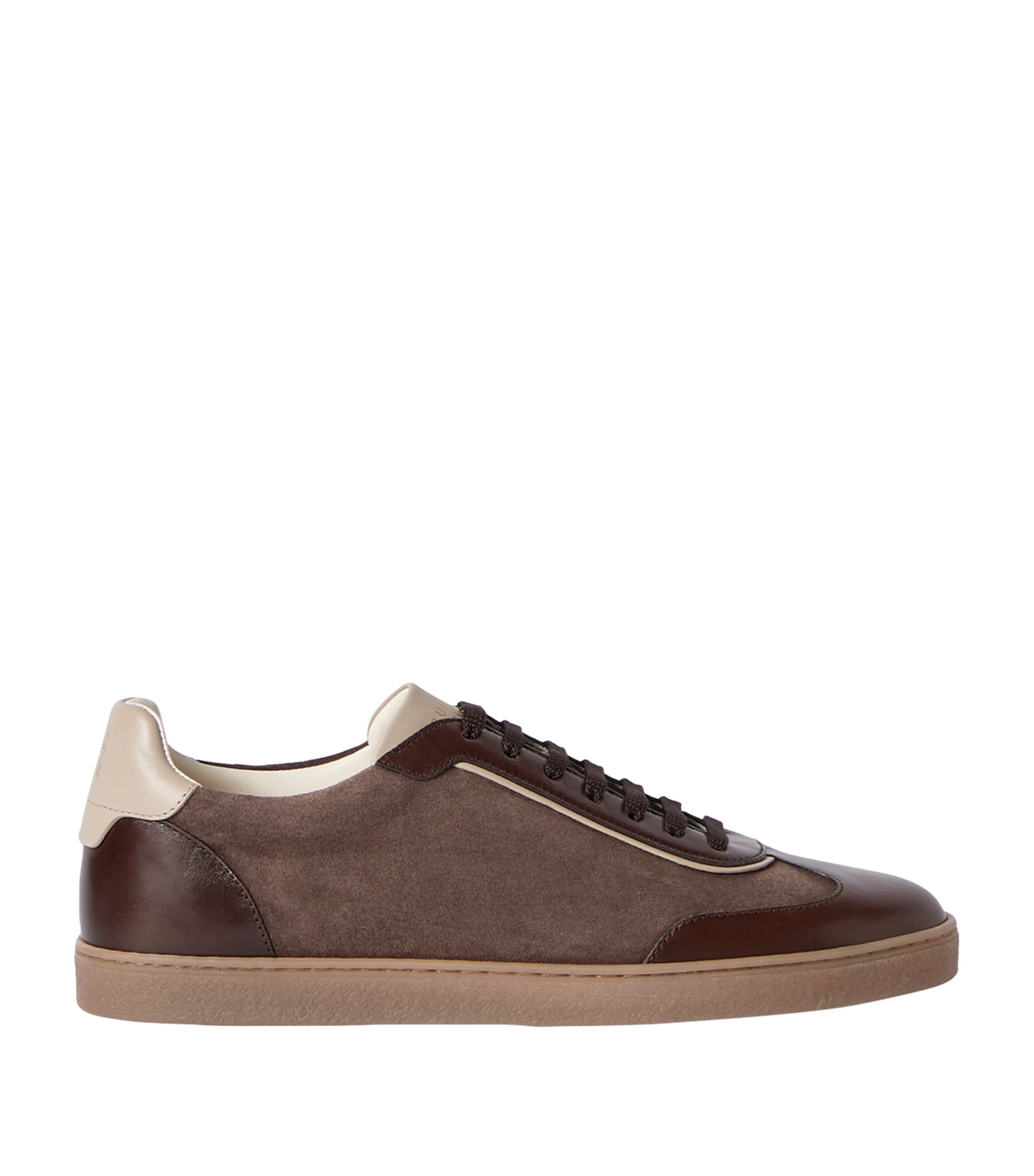 Brunello Cucinelli Suede-Leather Sneakers
