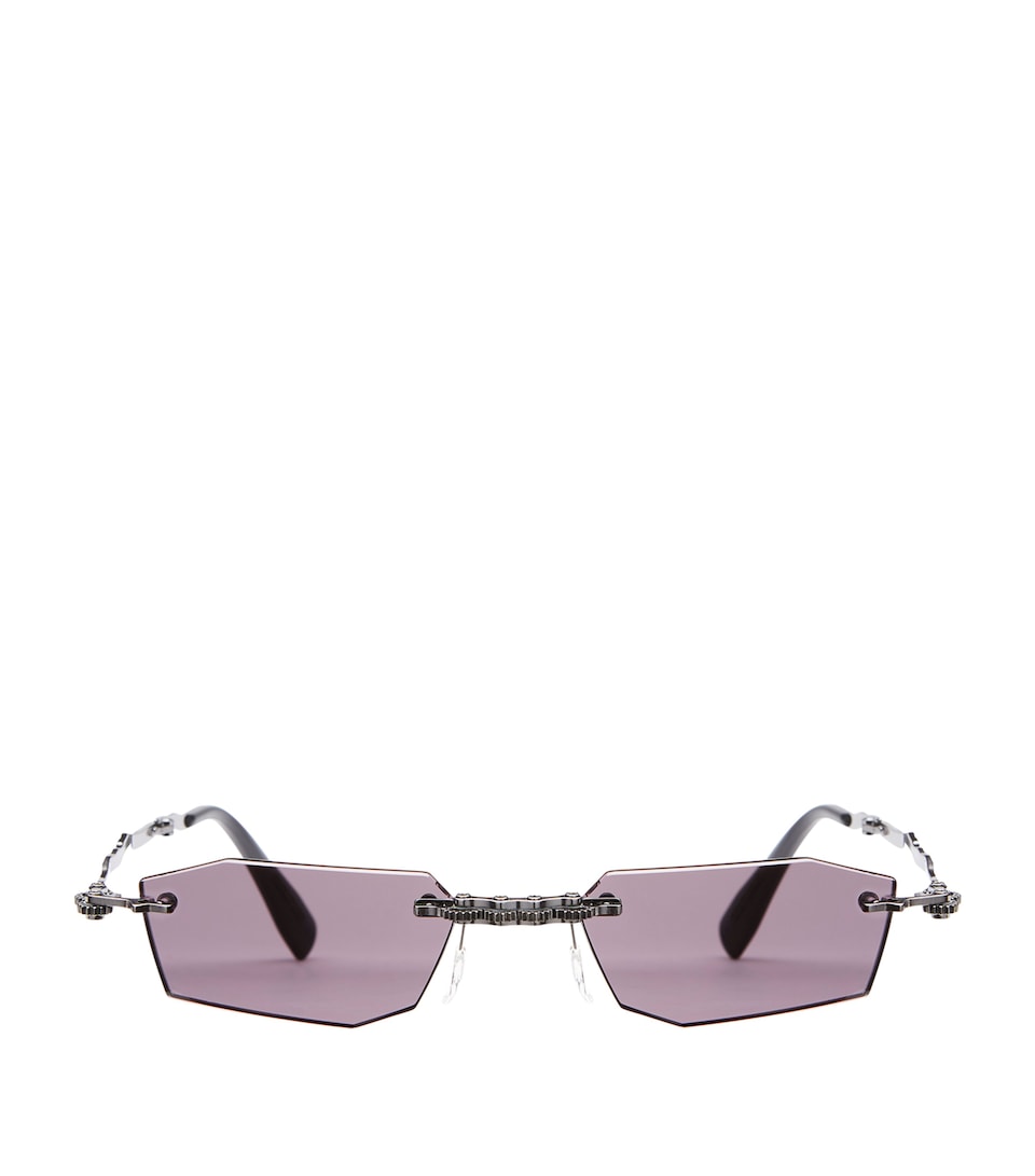 Kuboraum Metal Mask H40 Sunglasses Grey Silver