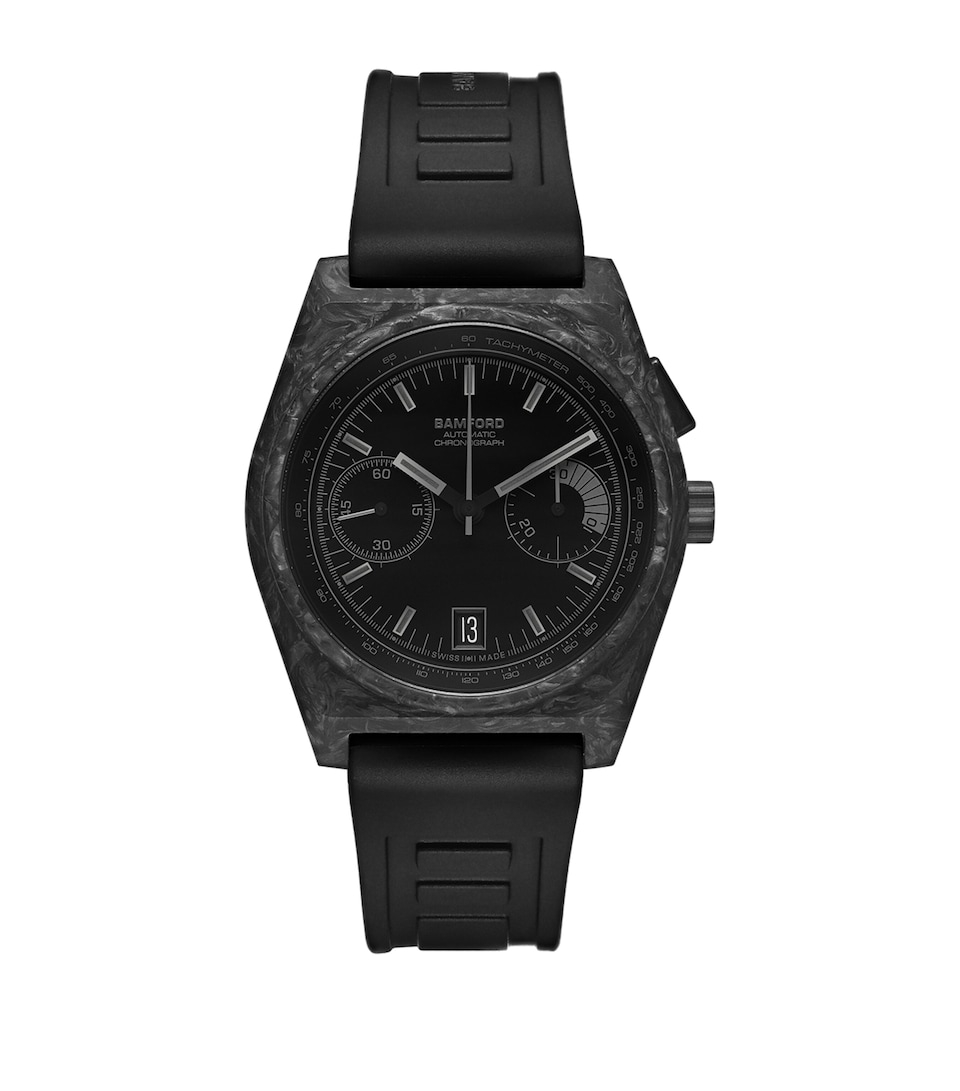 Bamford London Forged Carbon B347 Watch 41.5mm Black