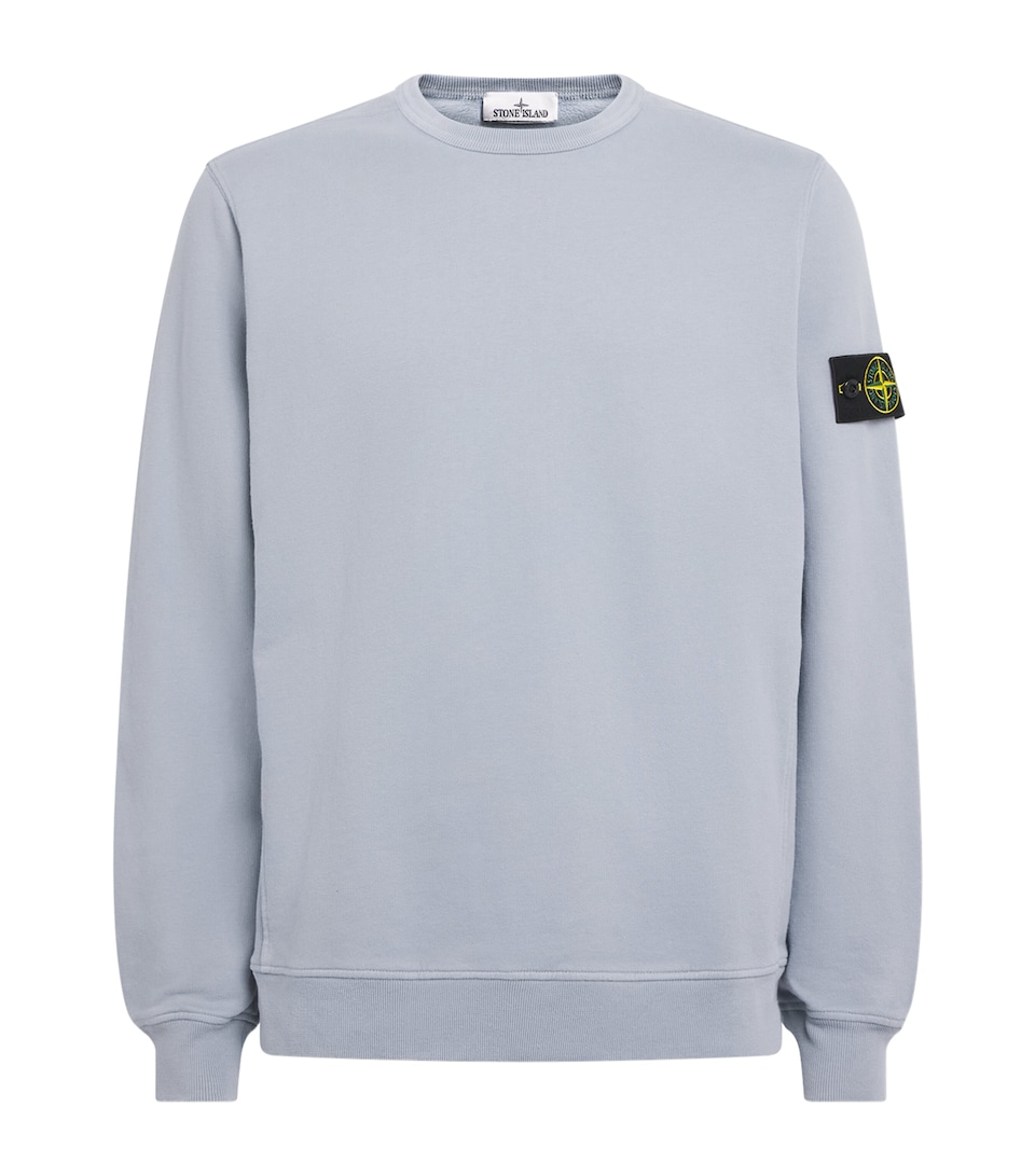 Stone Island Mens Cotton Compass Sweatshirt