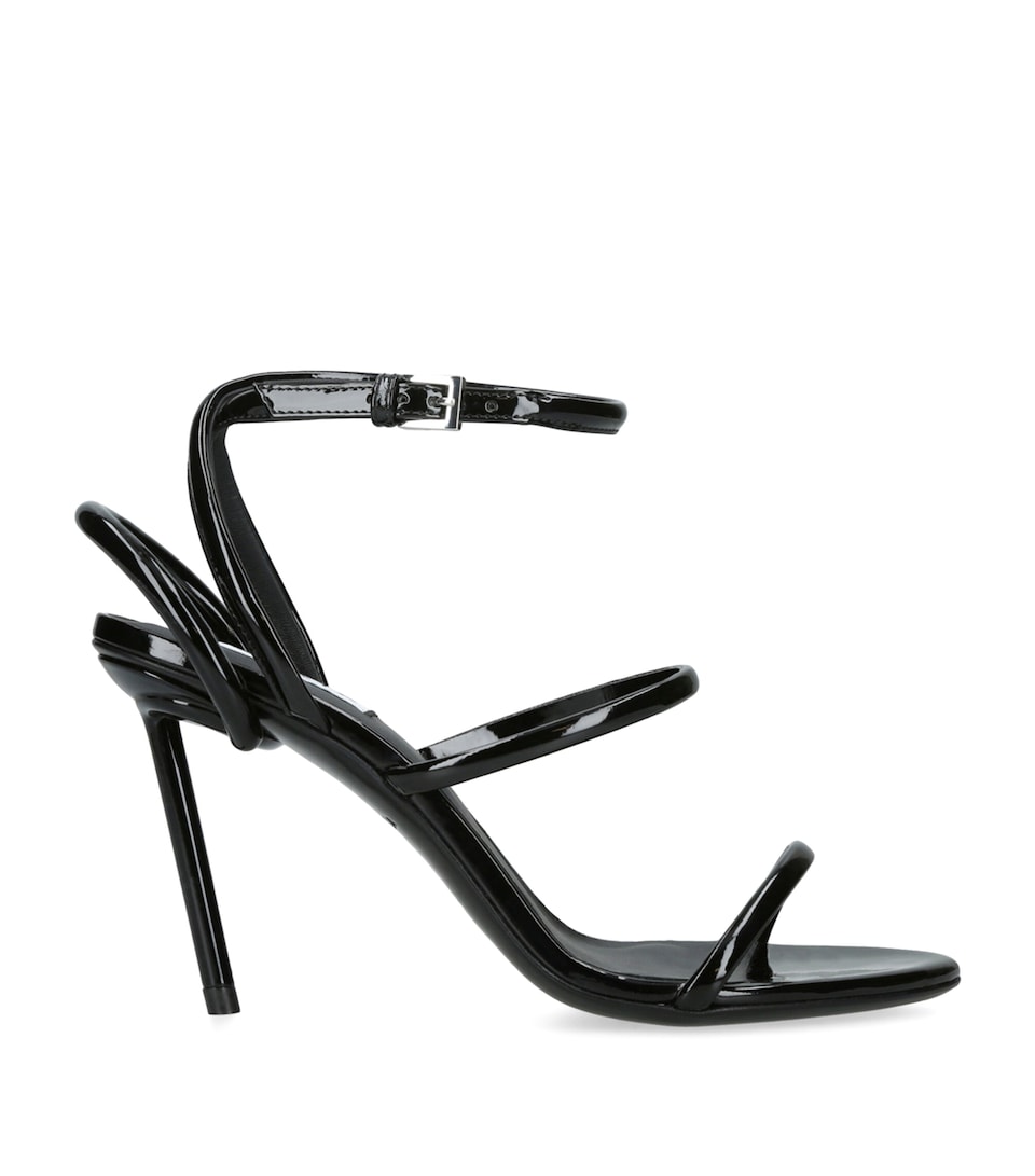 Patent Leather Heeled Sandals 90
