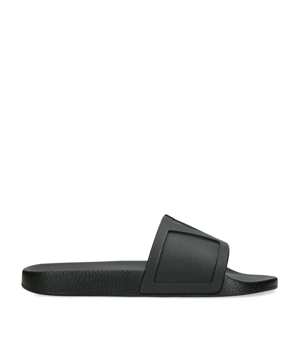 Valentino Garavani VLogo Signature Slides Black