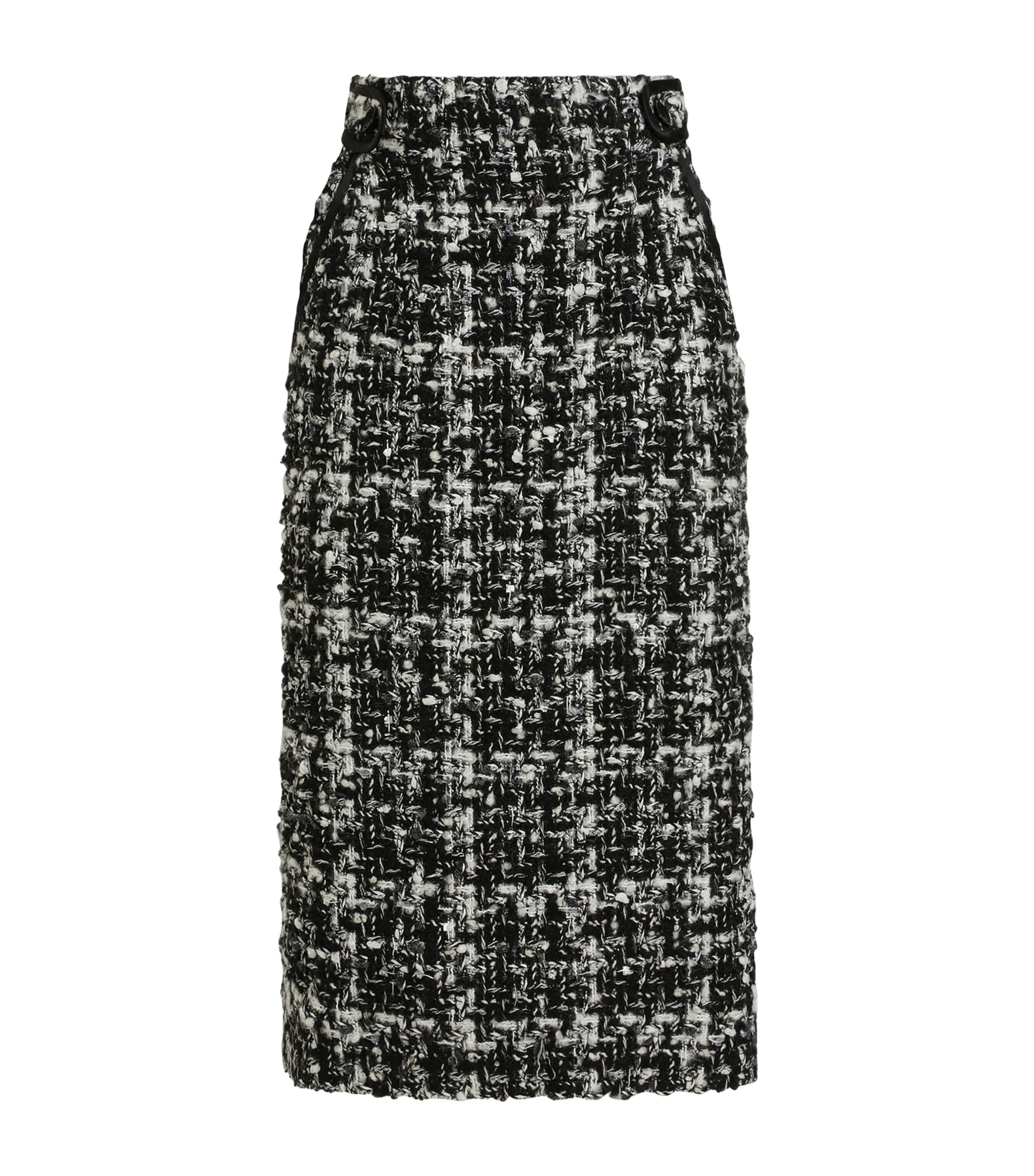 Tweed Midi Skirt