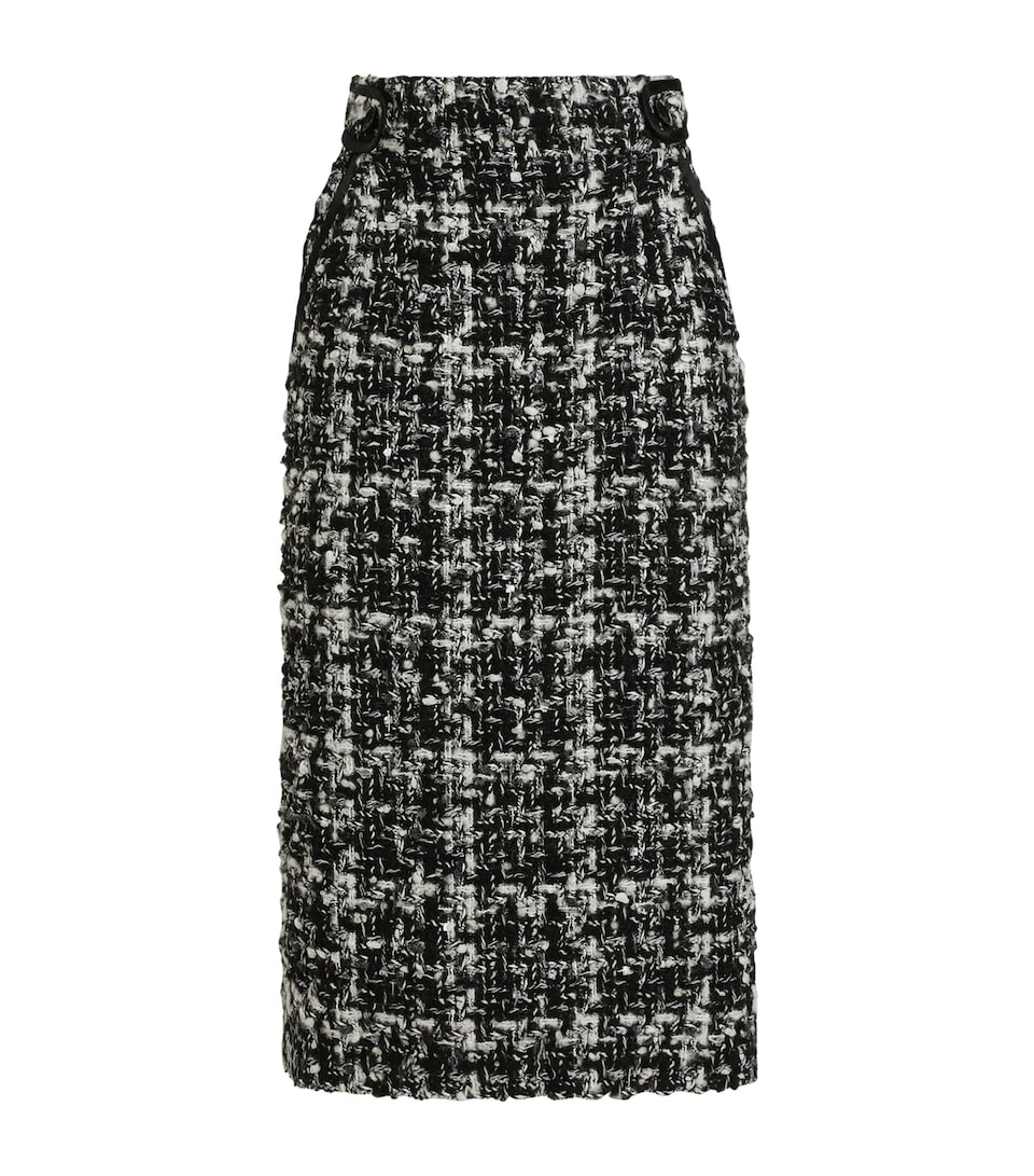 Tweed Midi Skirt