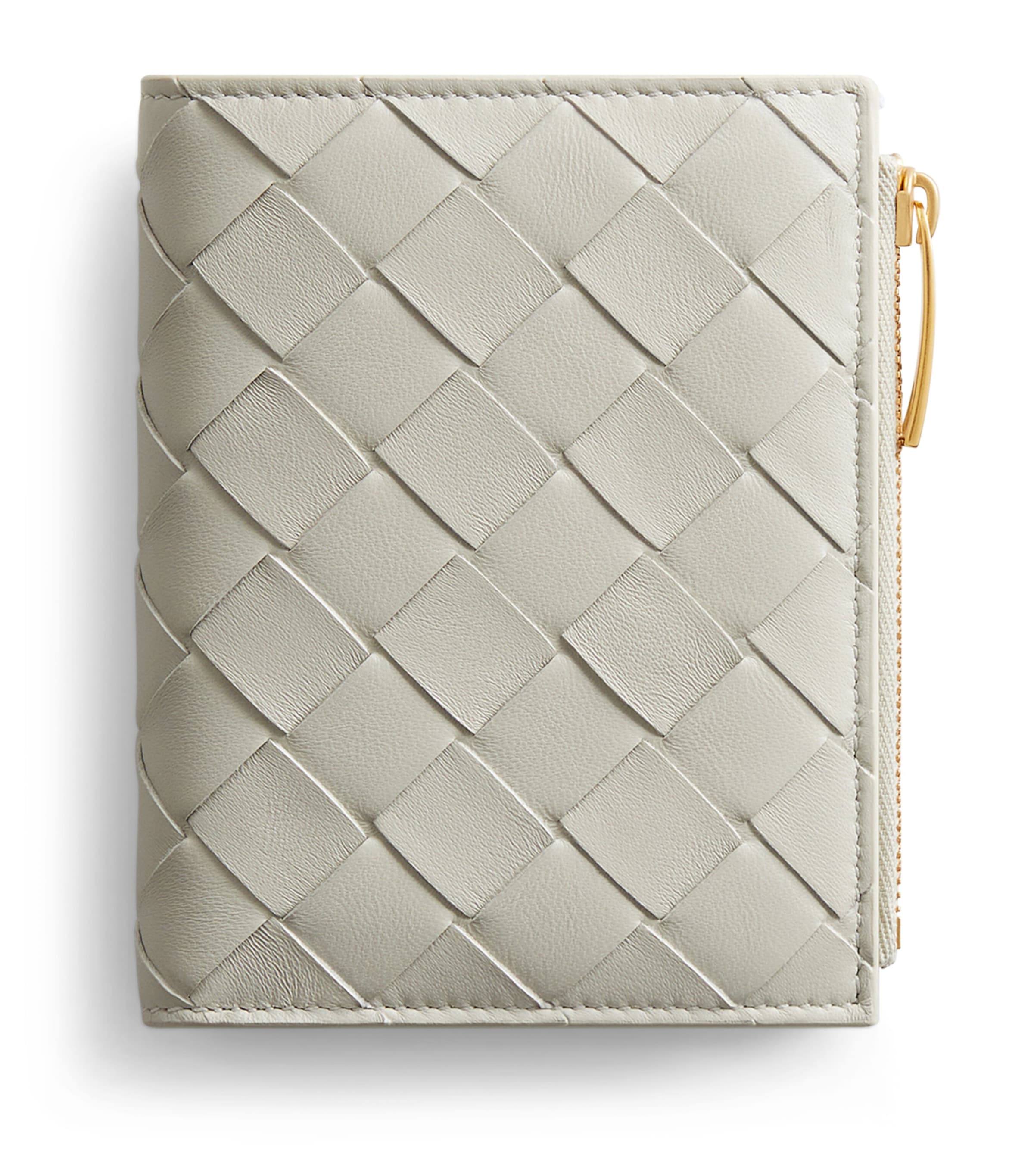 Bottega Veneta Small Leather Intrecciato Bifold Wallet