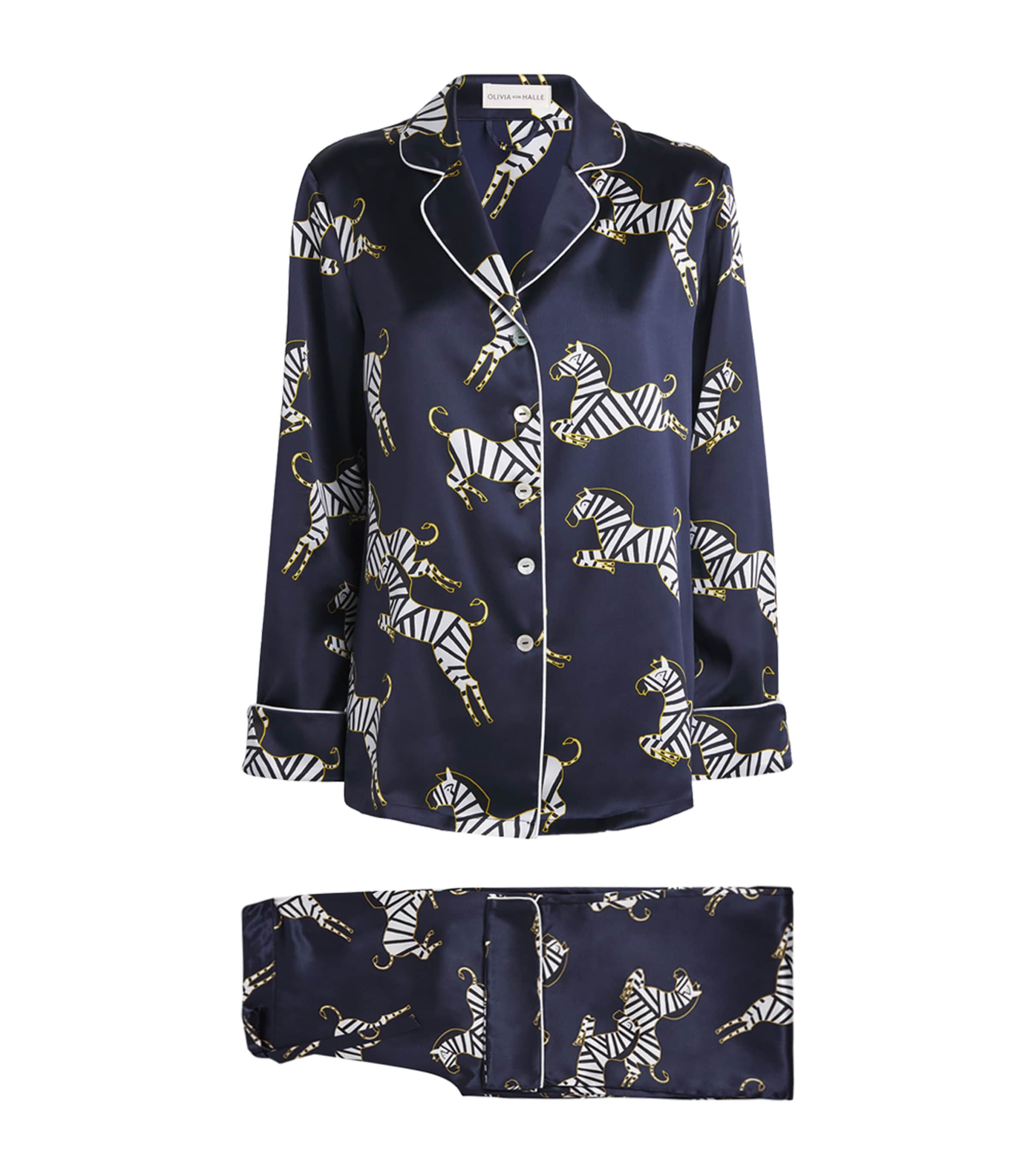 Silk Satin Zizi Lila Pyjama Set