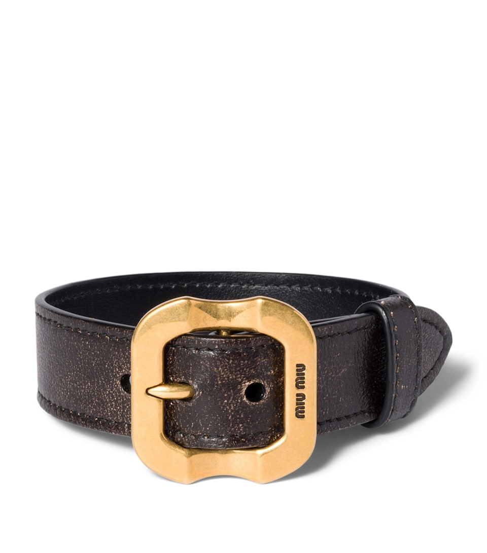 Leather Buckle Bracelet